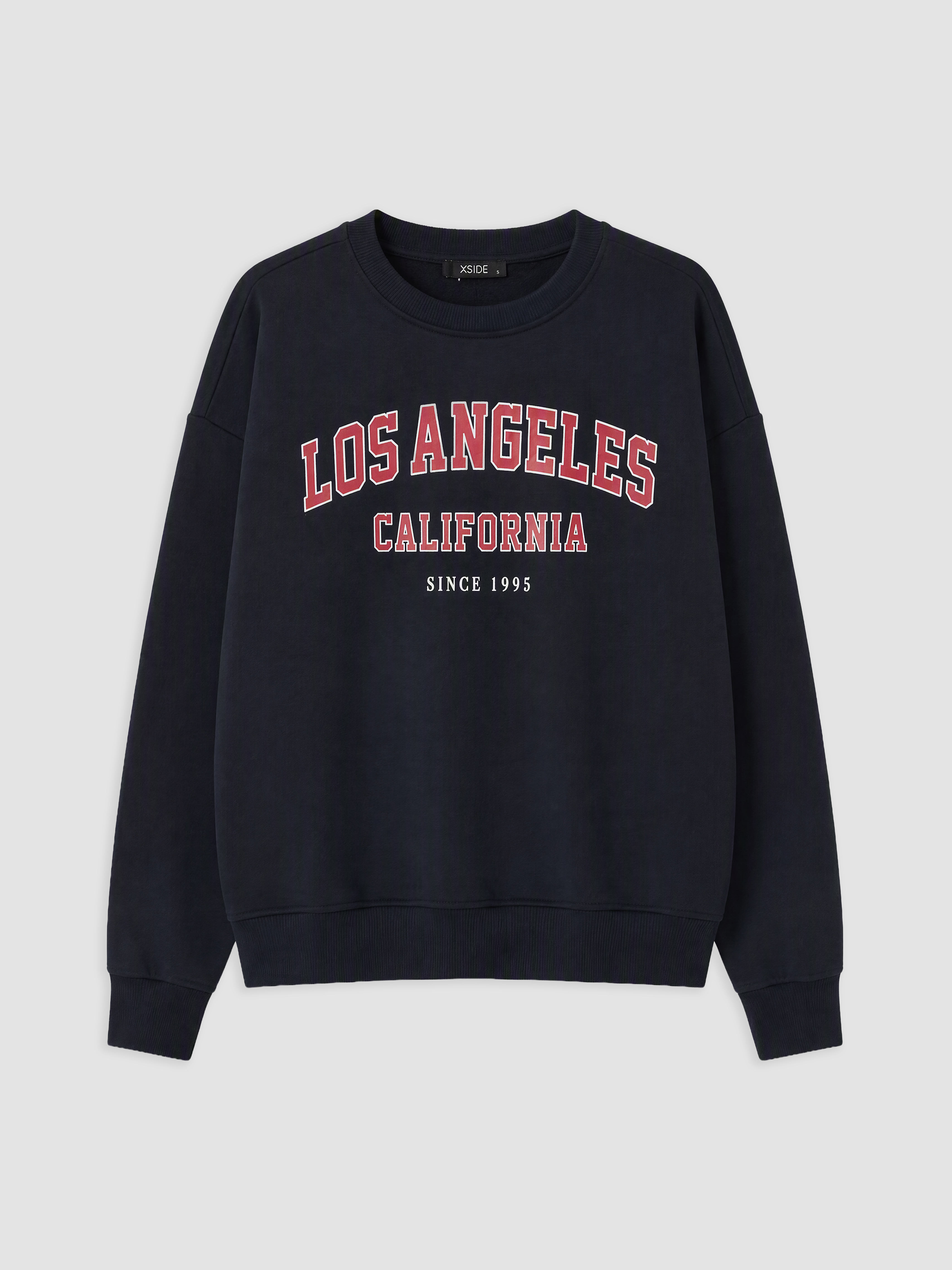XSIDE Los Angeles Baskılı Kadın Kalın Sweatshirt görsel 5