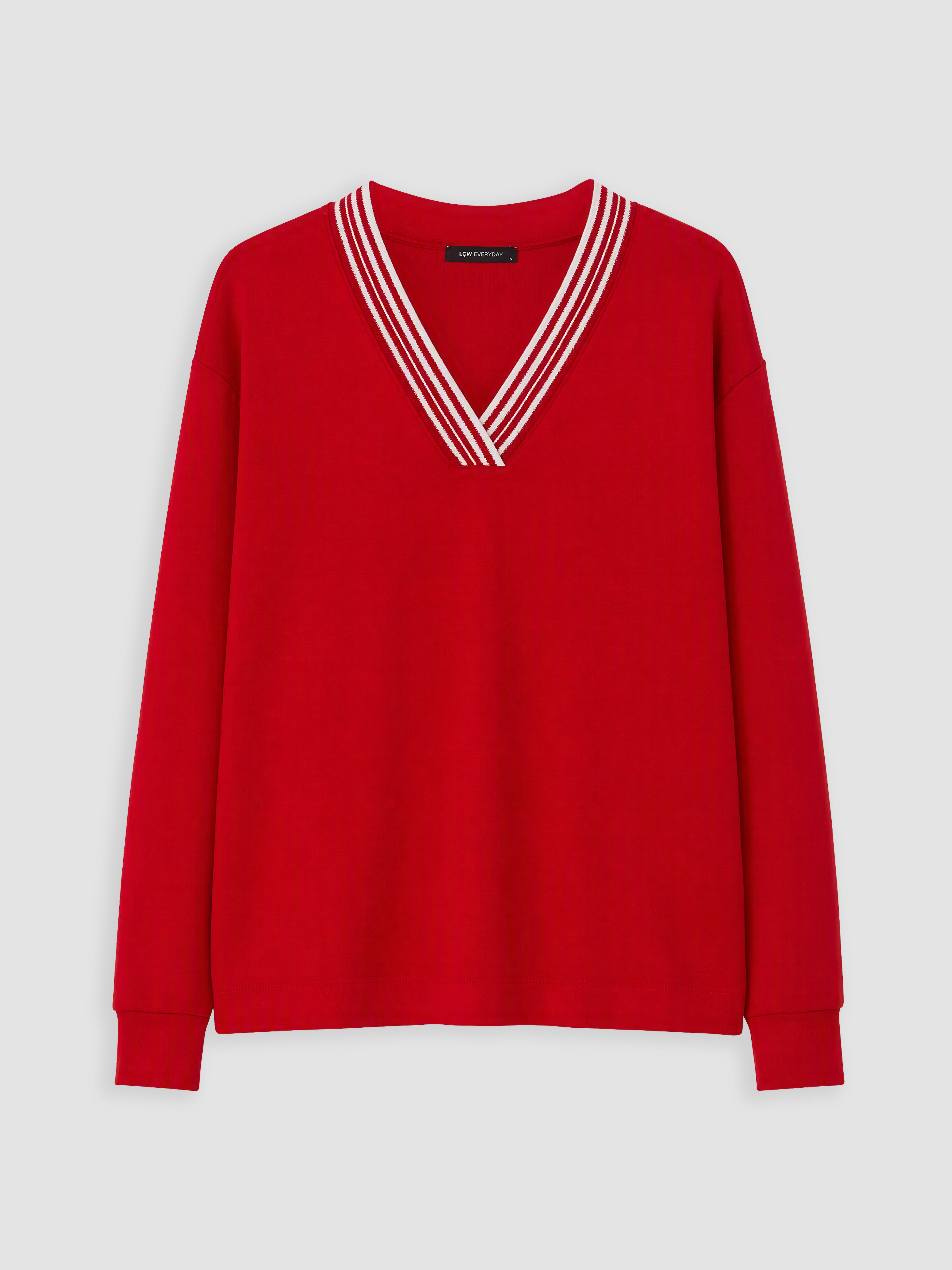LCW EVERYDAY Oversize Soft Touch Kadın Sweatshirt görsel 5