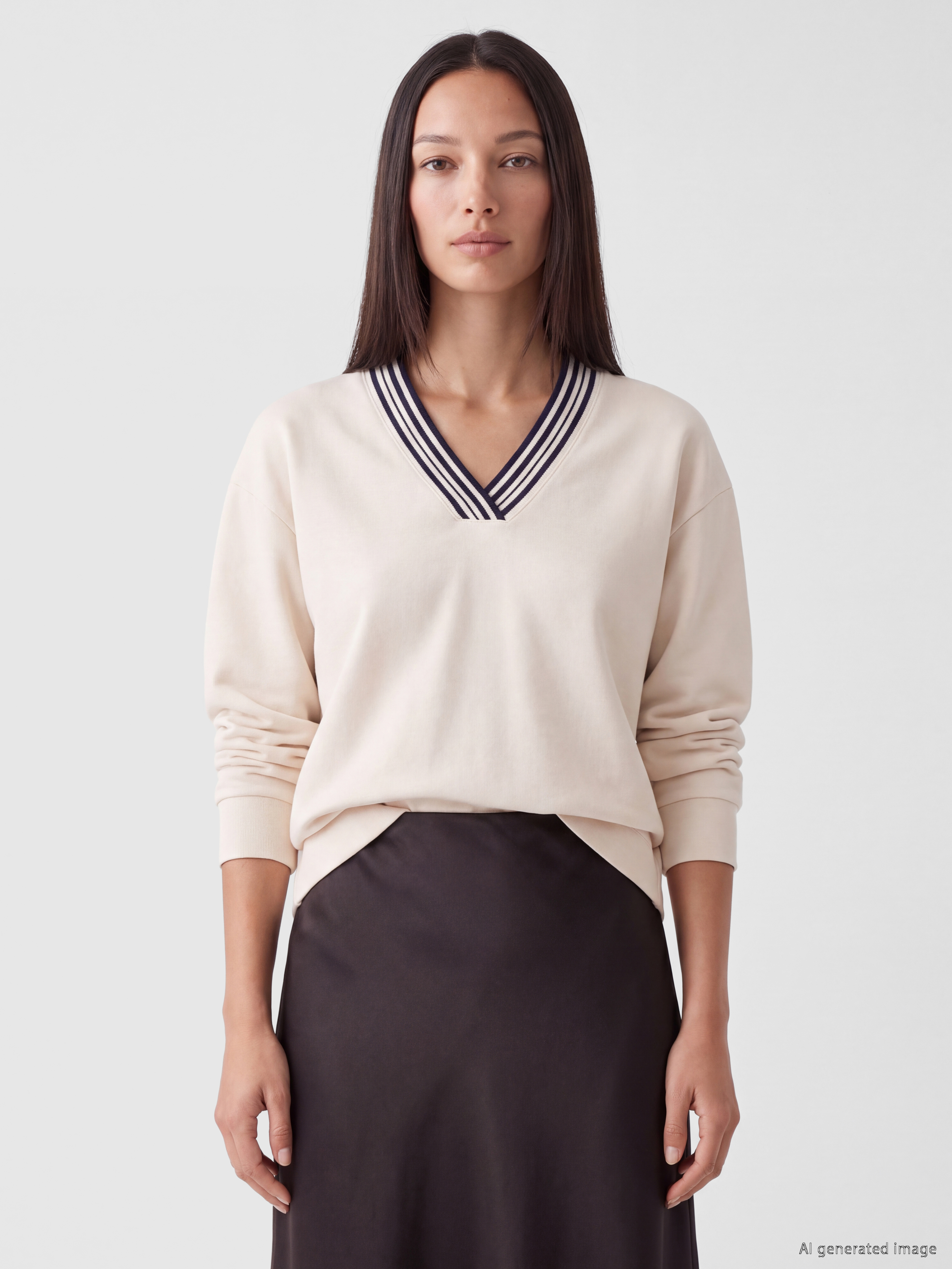 LCW EVERYDAY Oversize Soft Touch Kadın Sweatshirt
