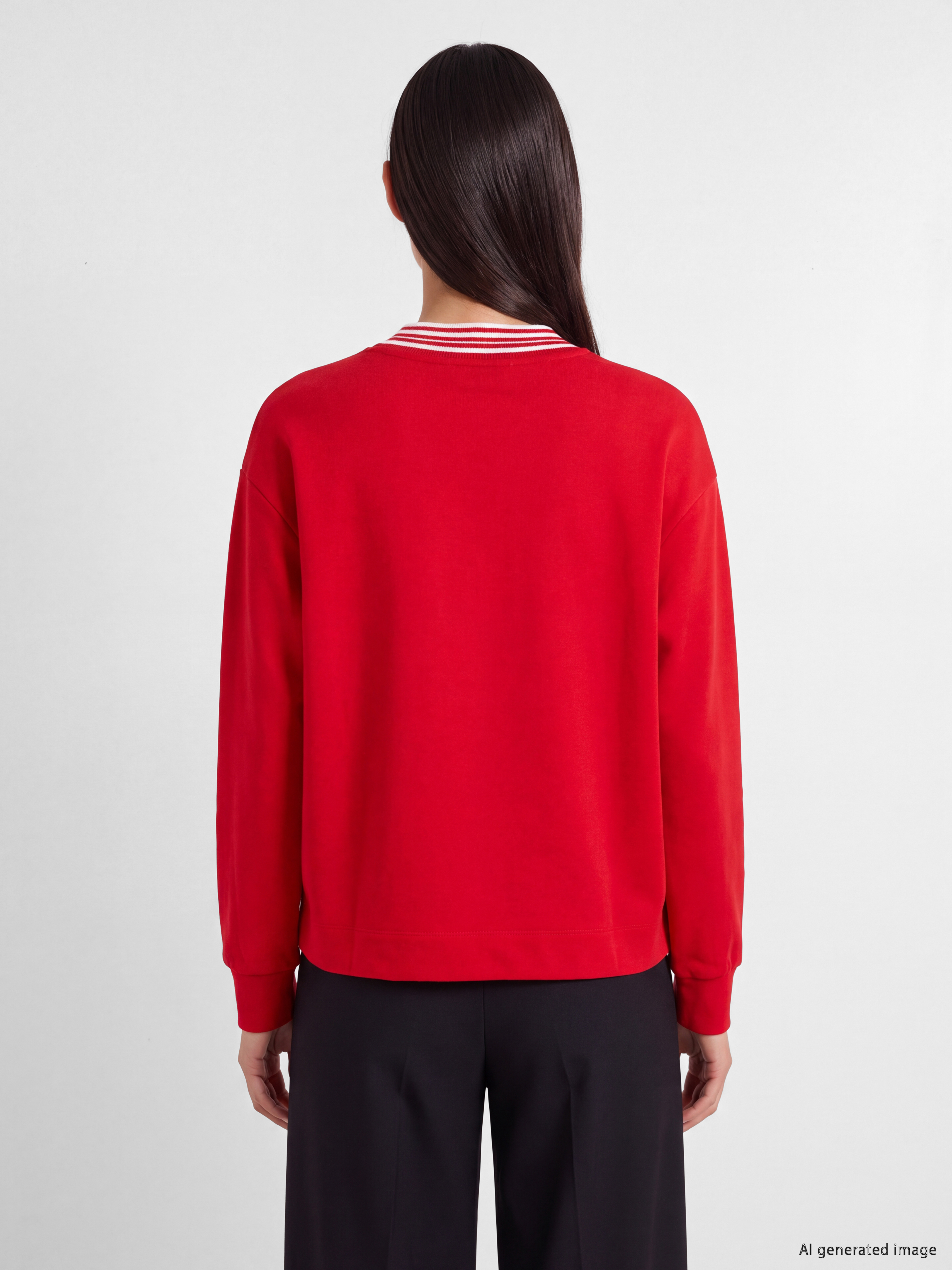 LCW EVERYDAY Oversize Soft Touch Kadın Sweatshirt görsel 4