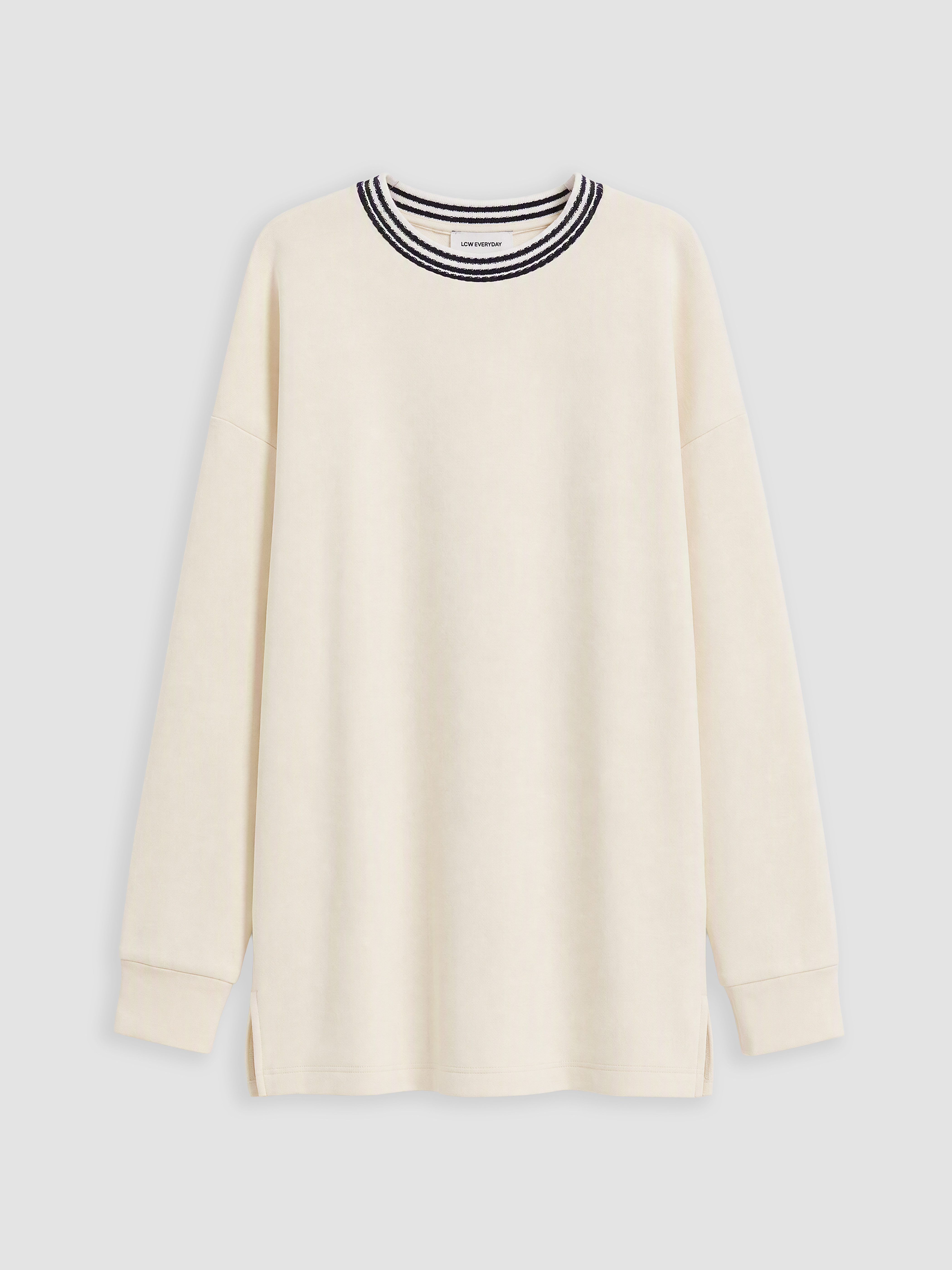LCW EVERYDAY Oversize Soft Touch Kadın Sweatshirt Tunik