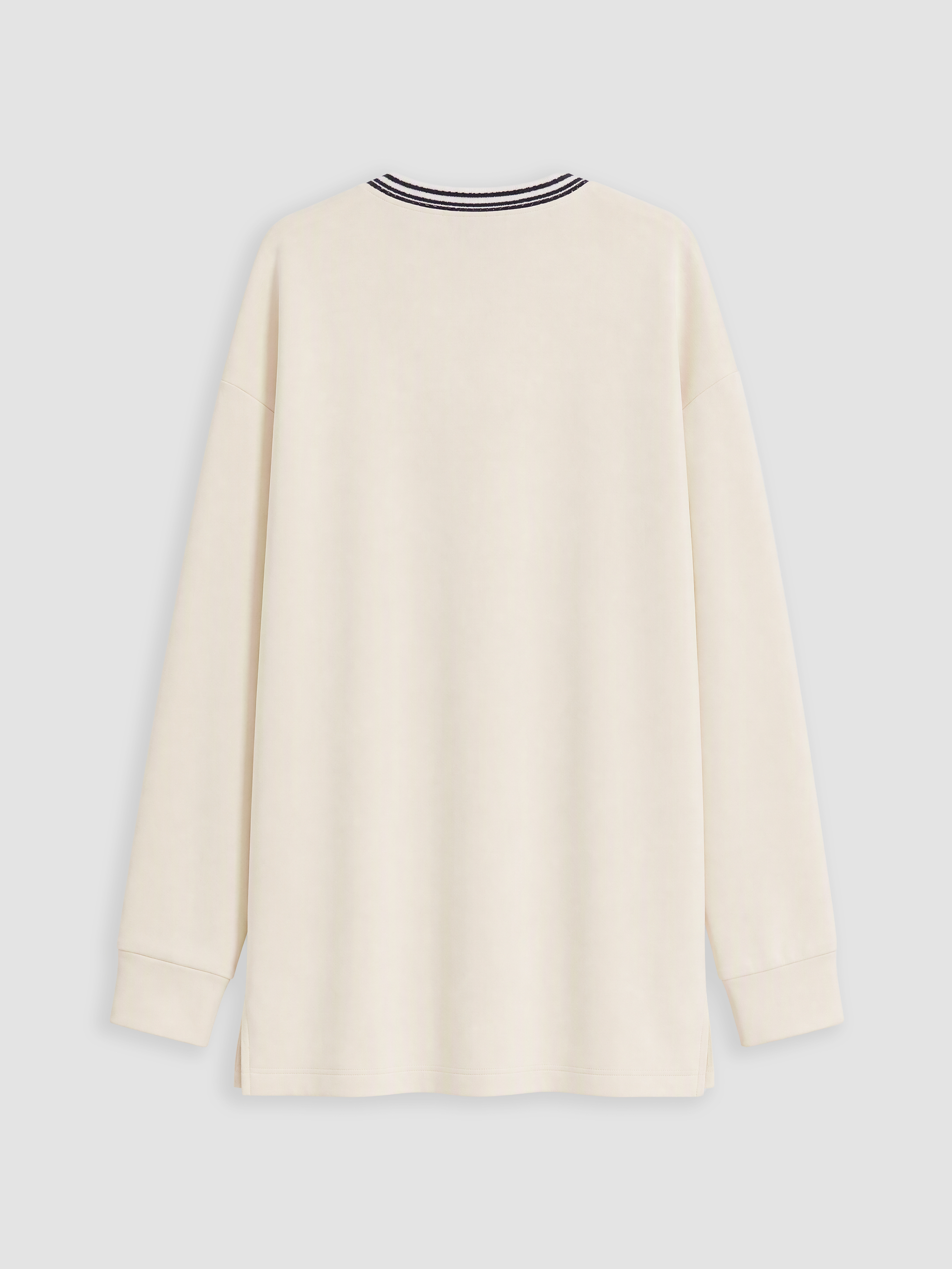 LCW EVERYDAY Oversize Soft Touch Kadın Sweatshirt Tunik görsel 3