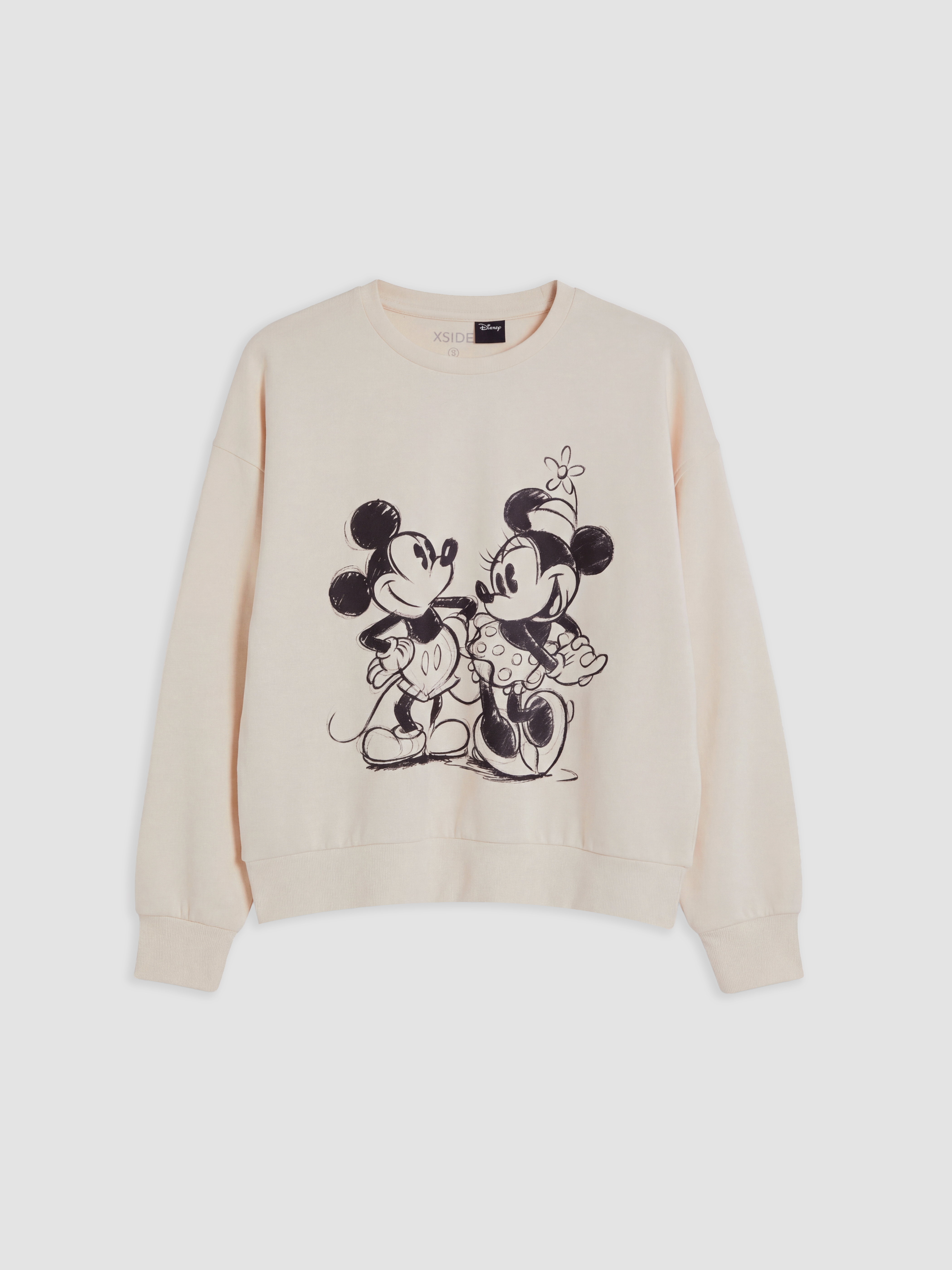 XSIDE Mickey Mouse Baskılı Soft Touch Kadın Sweatshirt