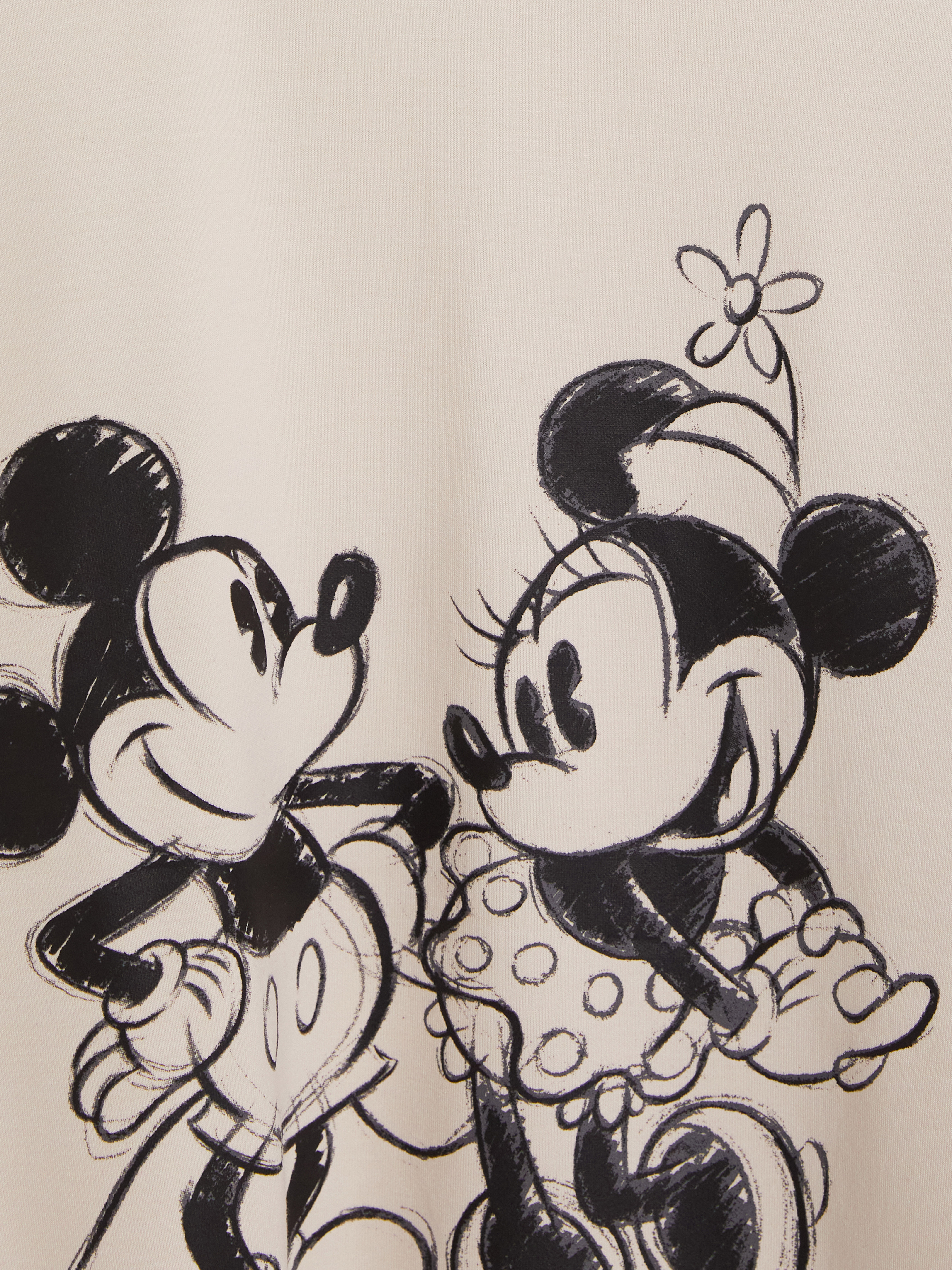 XSIDE Mickey Mouse Baskılı Soft Touch Kadın Sweatshirt görsel 3