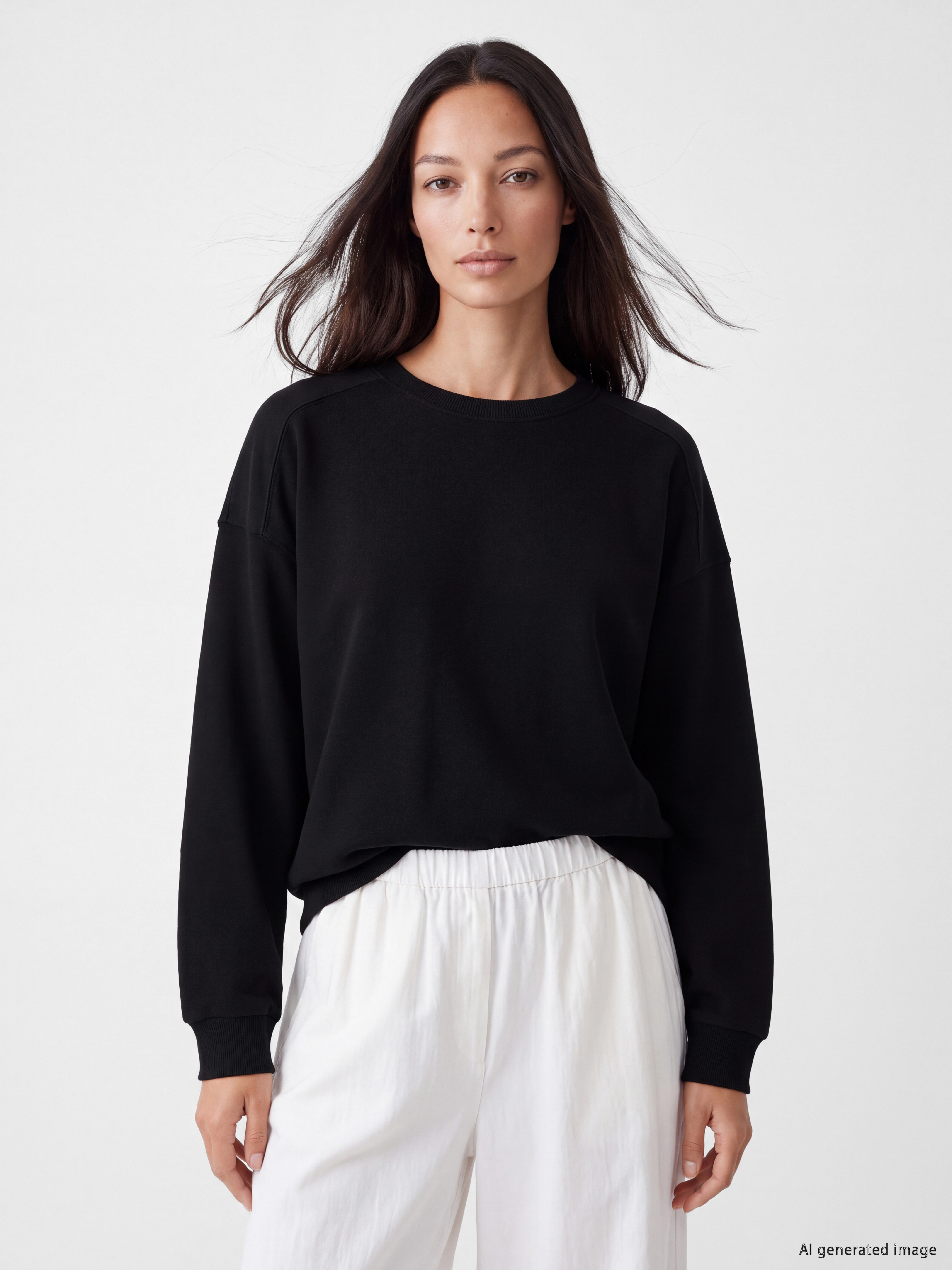 LCW EVERYDAY Oversize Kadın Kalın Sweatshirt