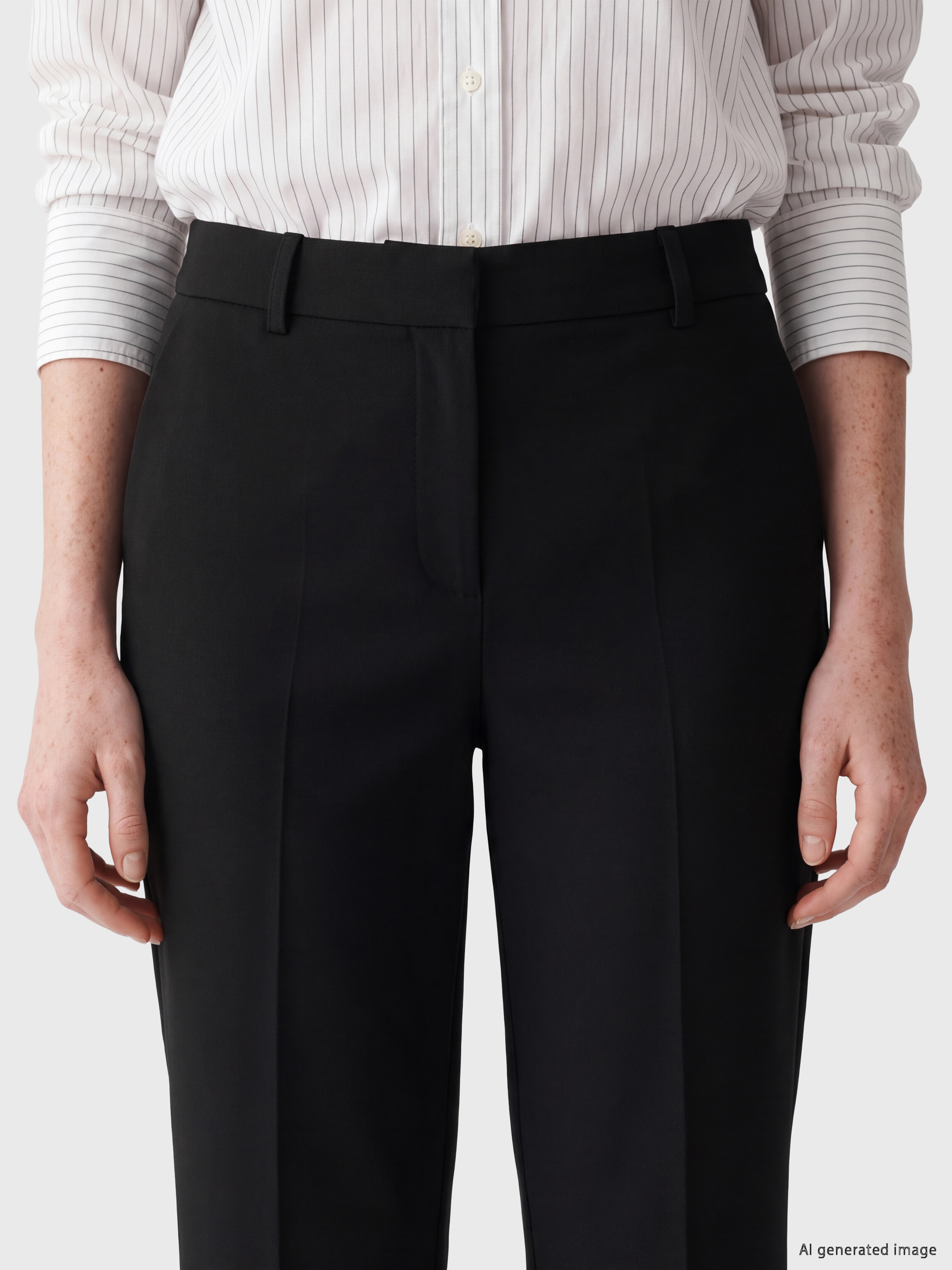 LCW Comfort Beli Lastikli Kadın Kapri görsel 3
