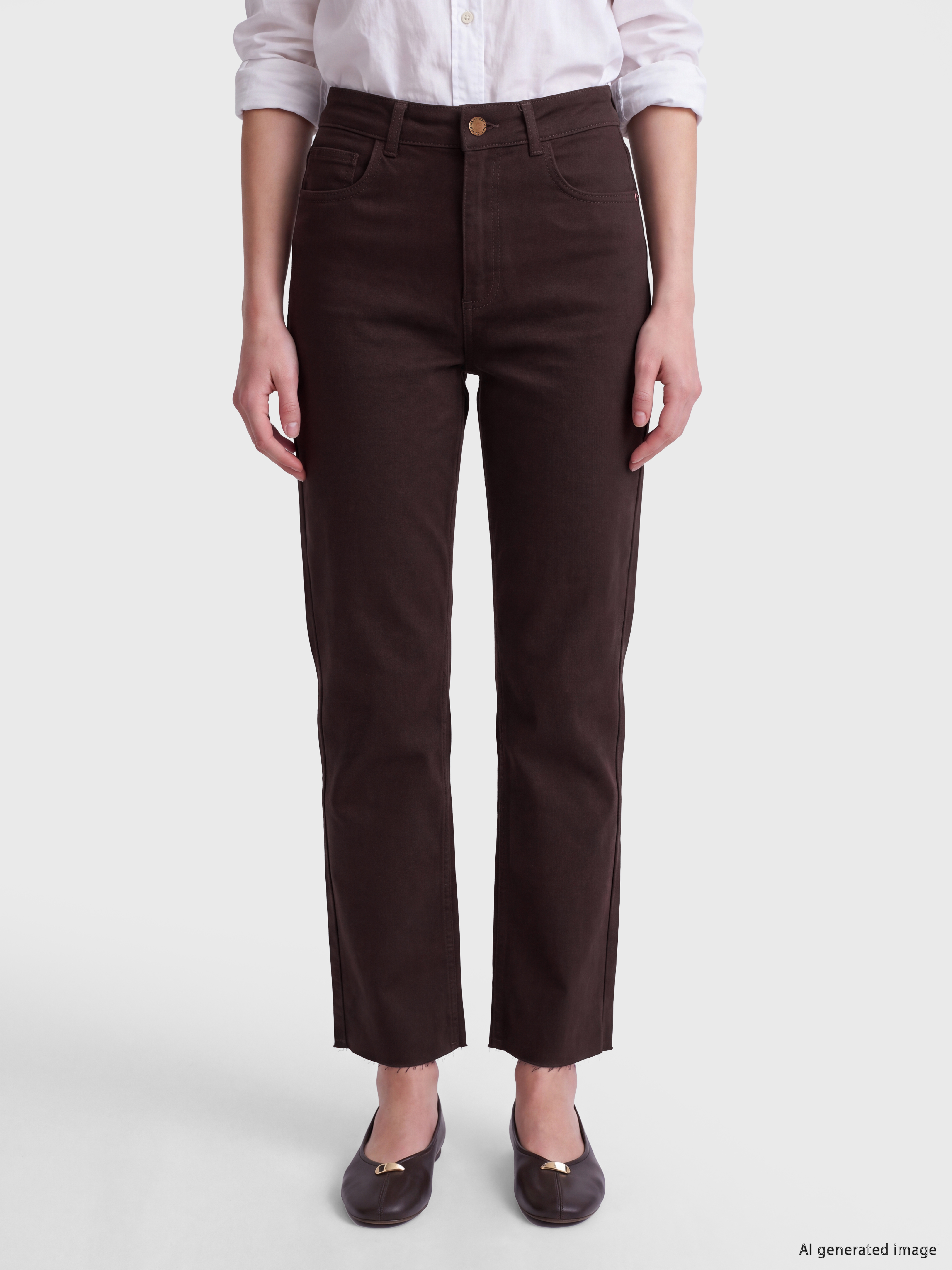 LCW Jeans Crop Flare Kadın Jean Pantolon görsel 2