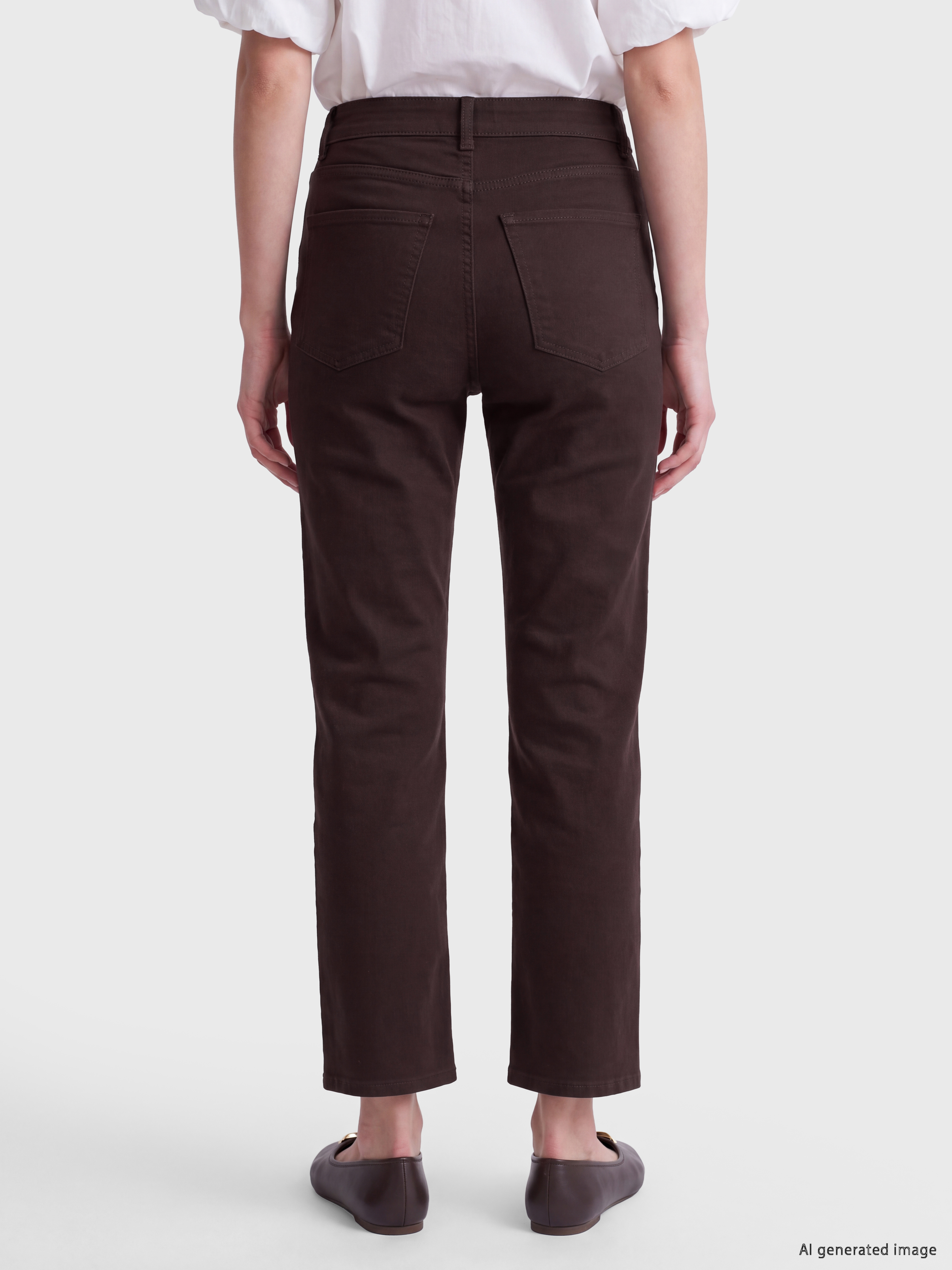 LCW Jeans Crop Flare Kadın Jean Pantolon görsel 4