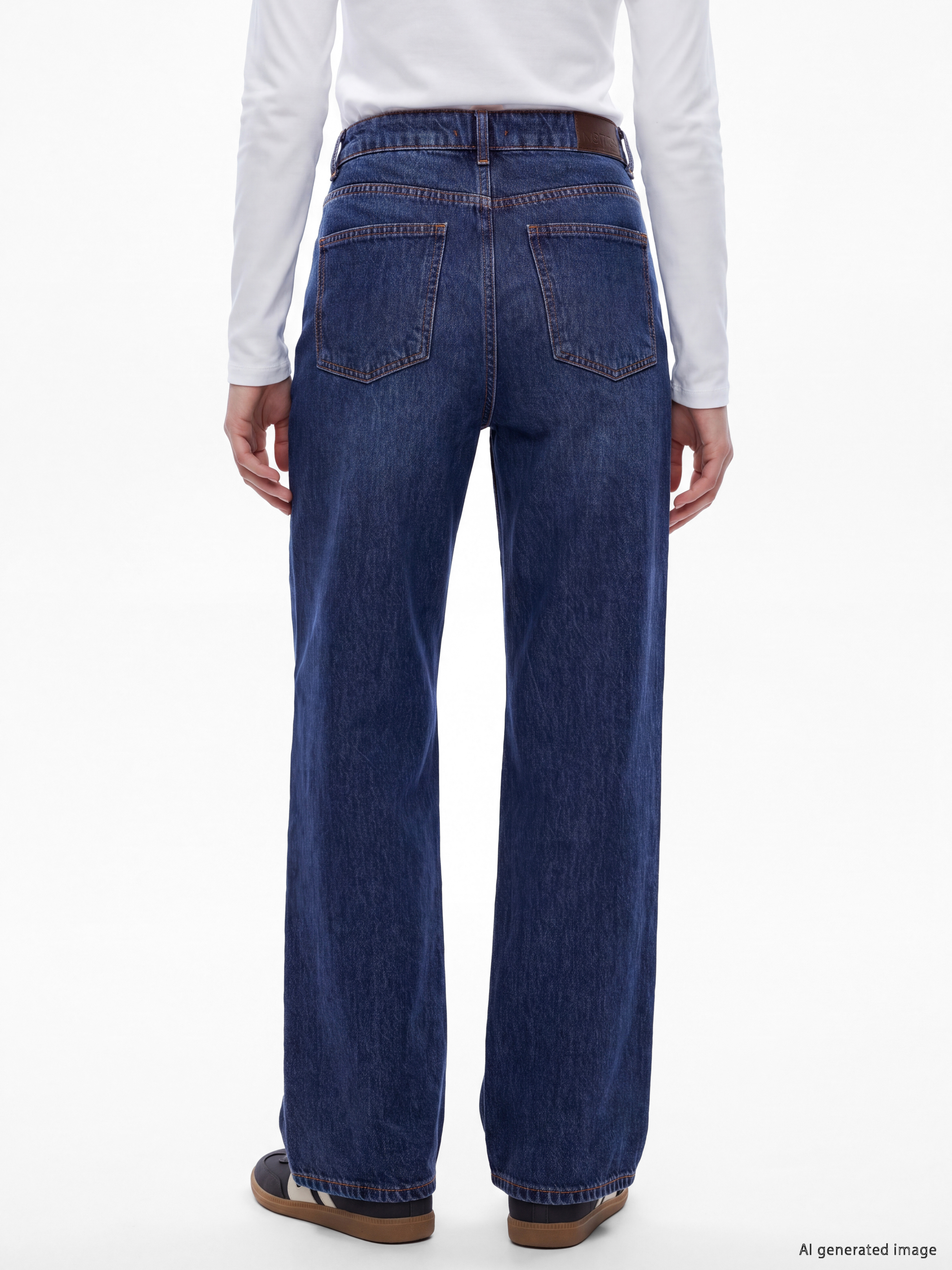 XSIDE Straight Fit Kadın Jean Pantolon görsel 5