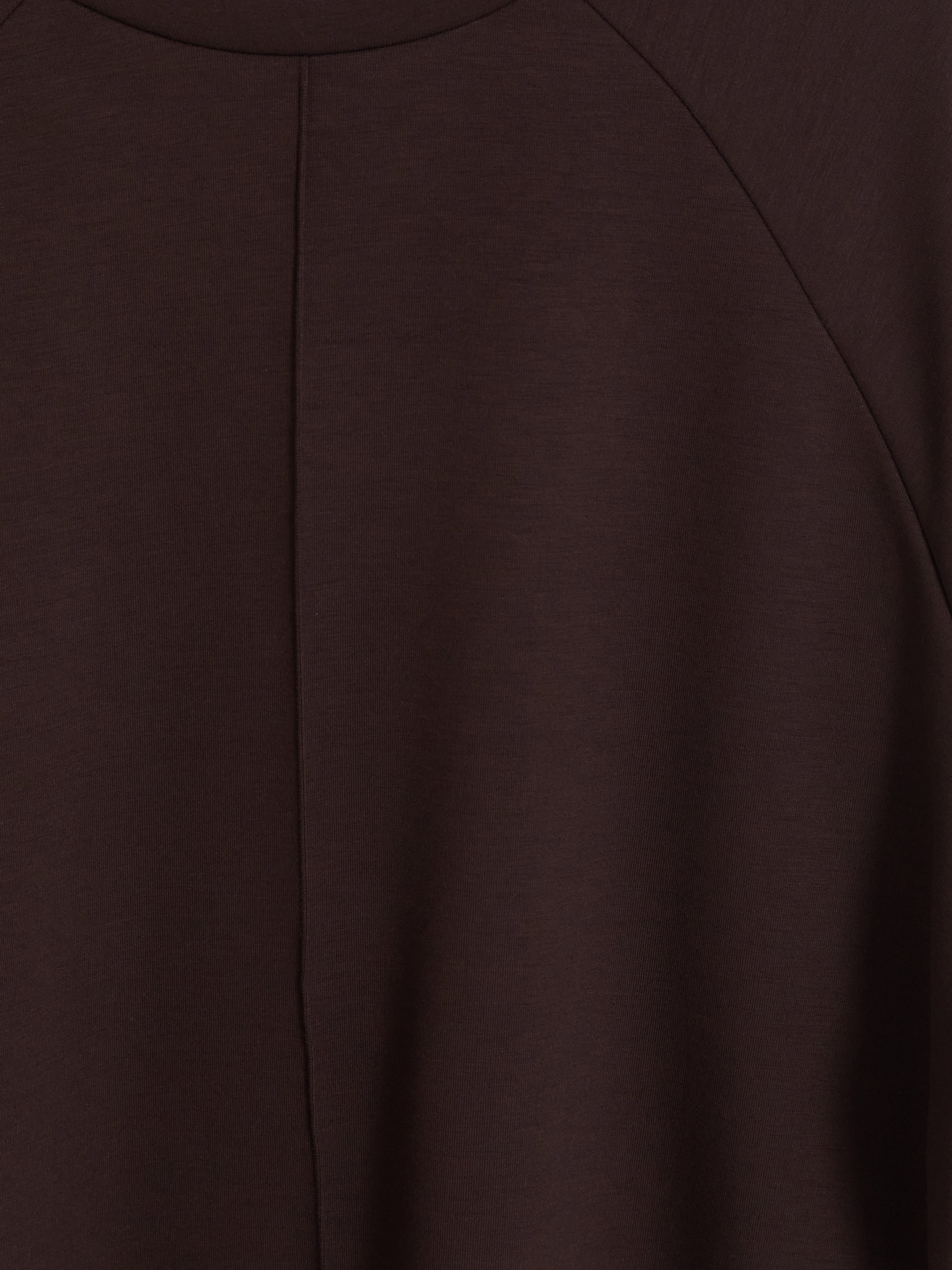 LCW Modest Soft Touch Oversize Kadın Sweatshirt Tunik görsel 3