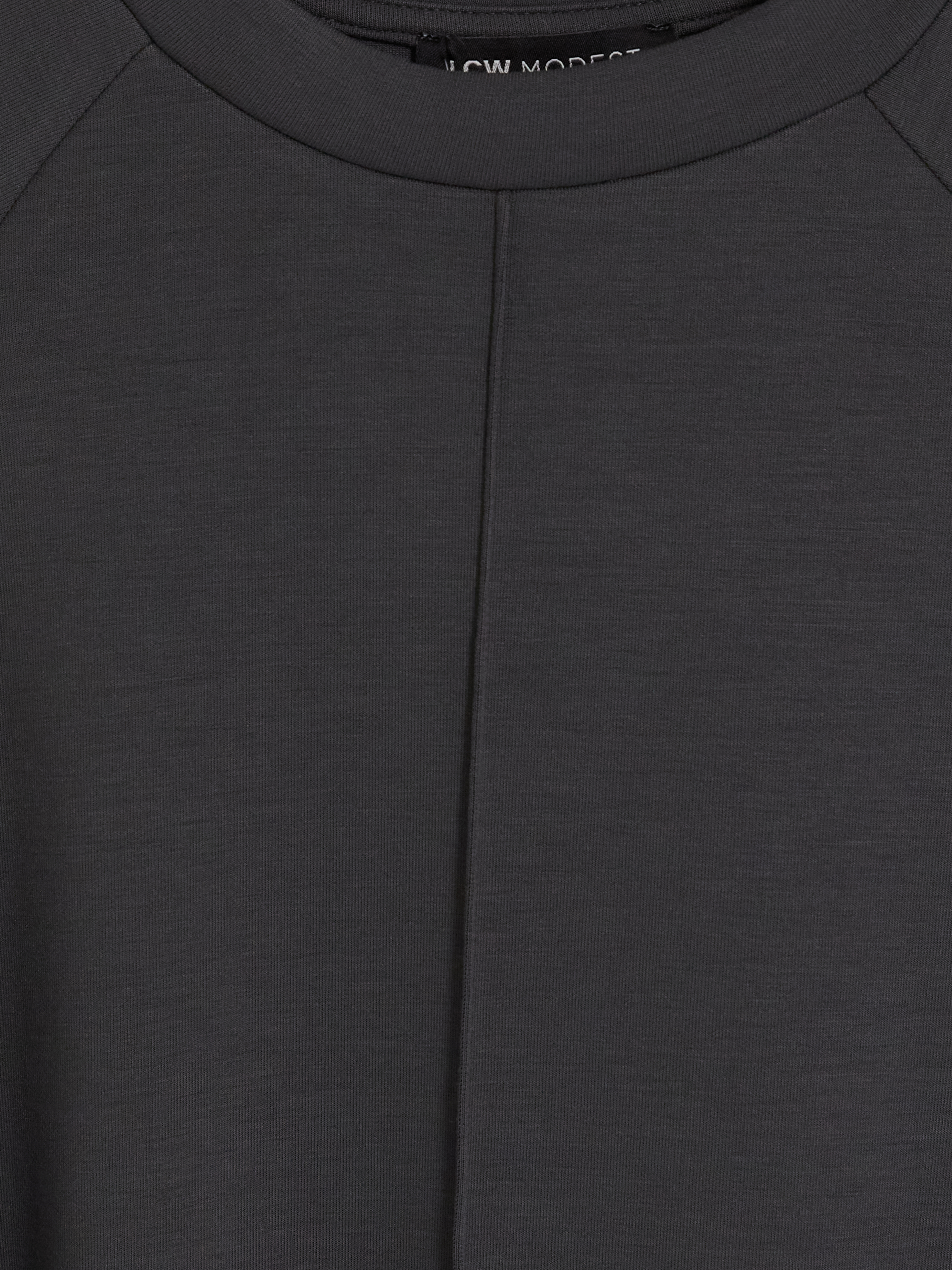 LCW Modest Soft Touch Oversize Kadın Sweatshirt Tunik görsel 2