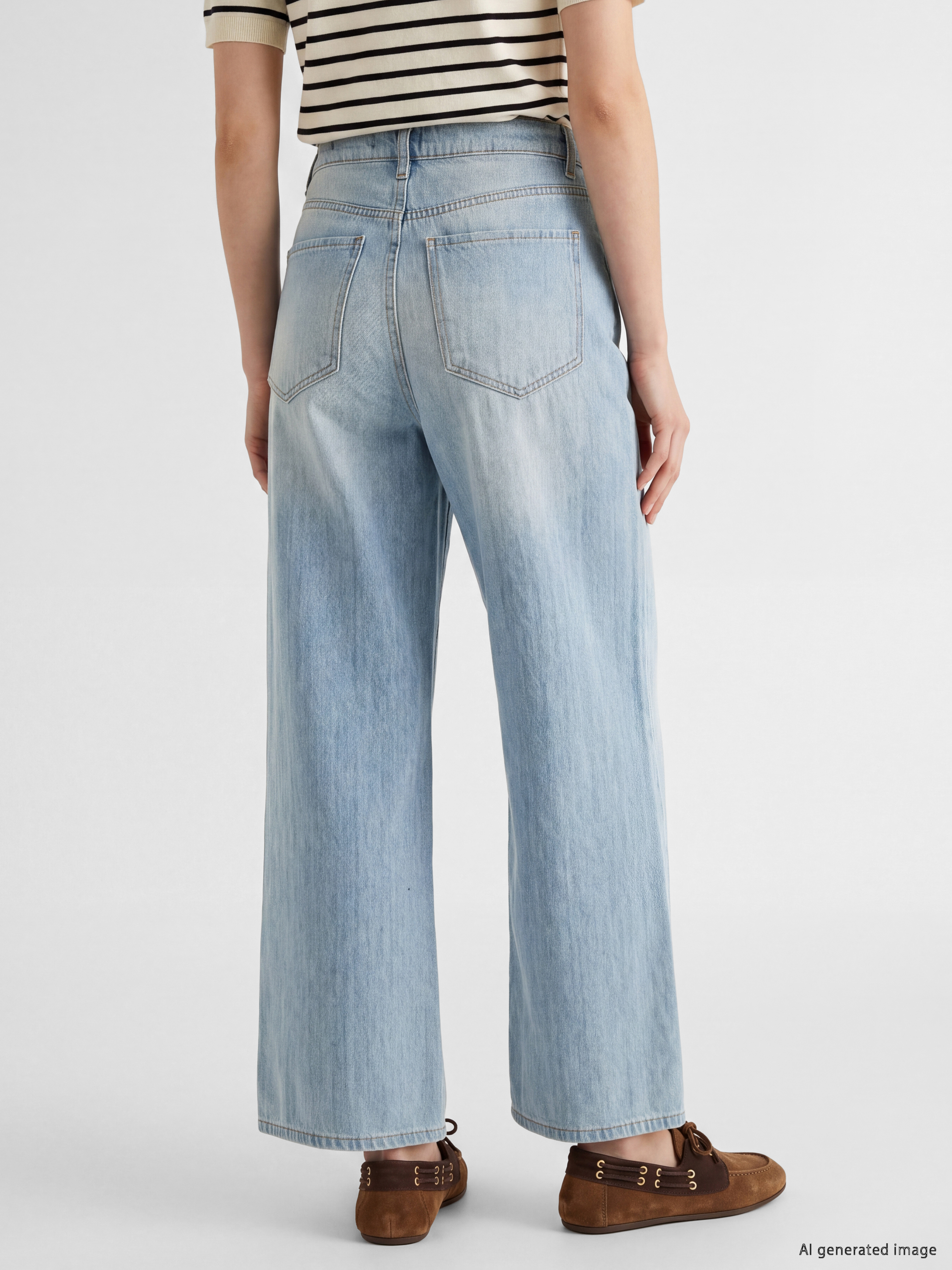 LCW Jeans Wideleg Kadın Jean Pantolon görsel 4