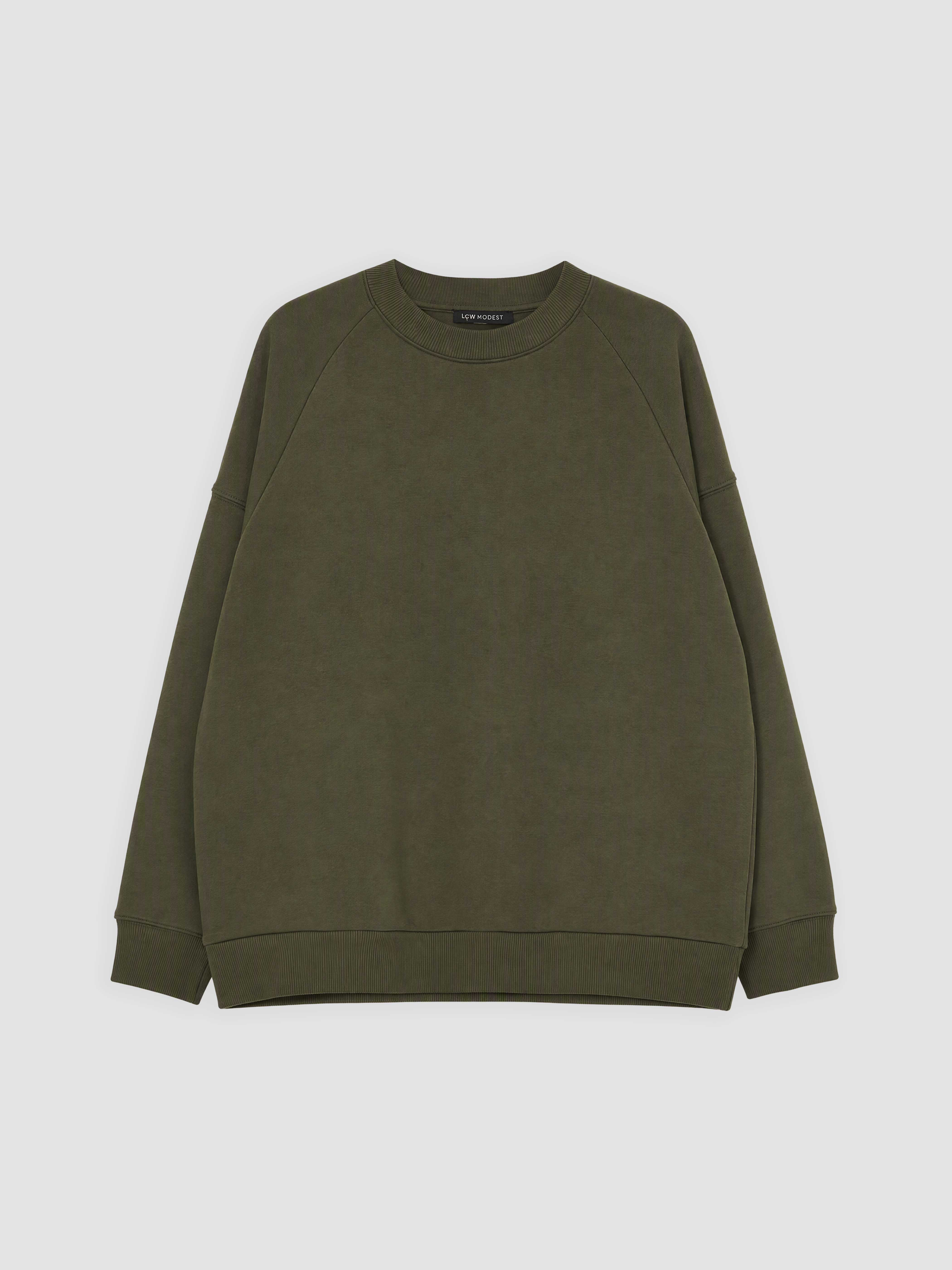 LCW Modest Oversize Kadın Kalın Sweatshirt Tunik