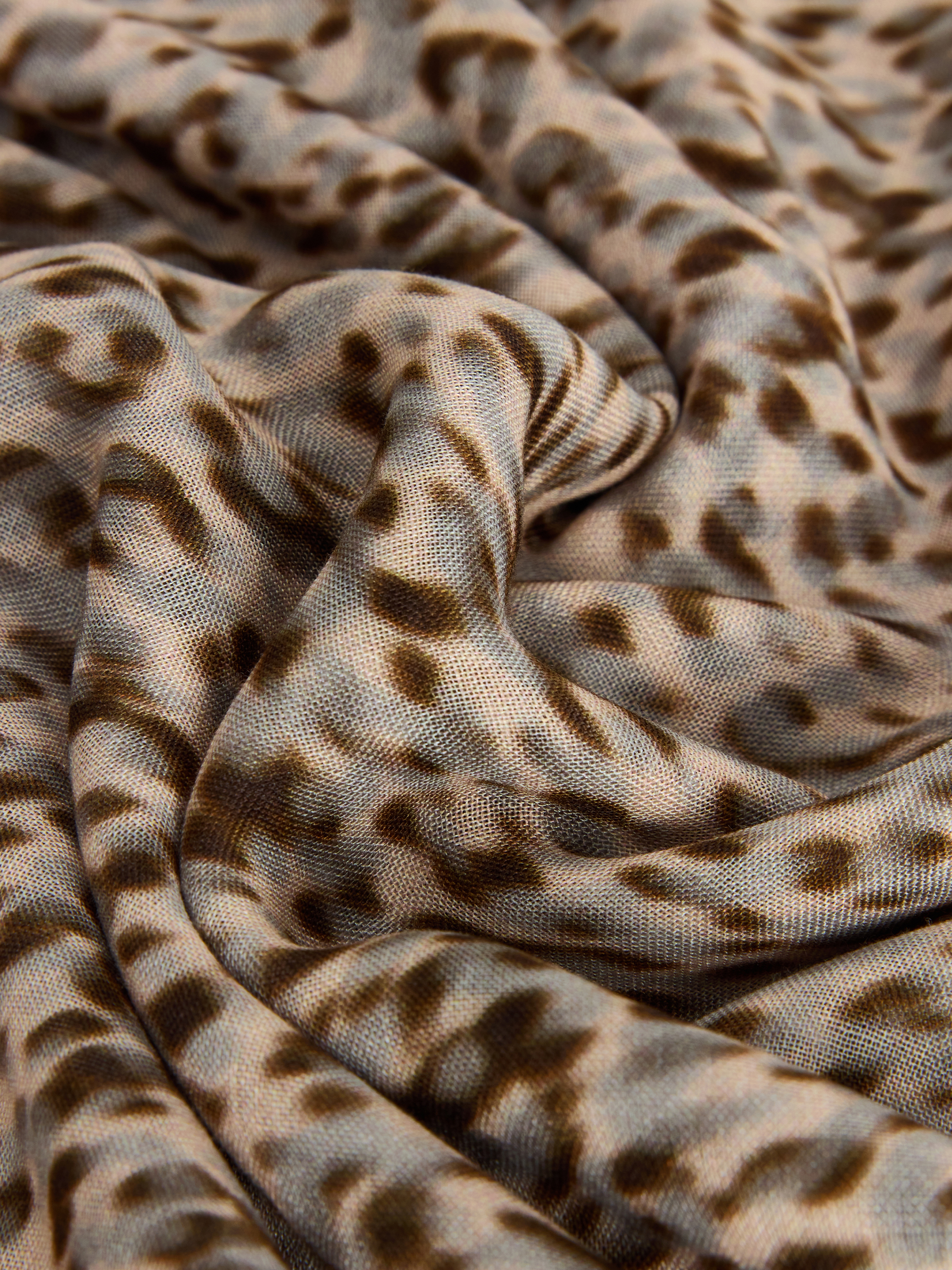 LCW ACCESSORIES Leopar Desenli Kadın Şal görsel 3