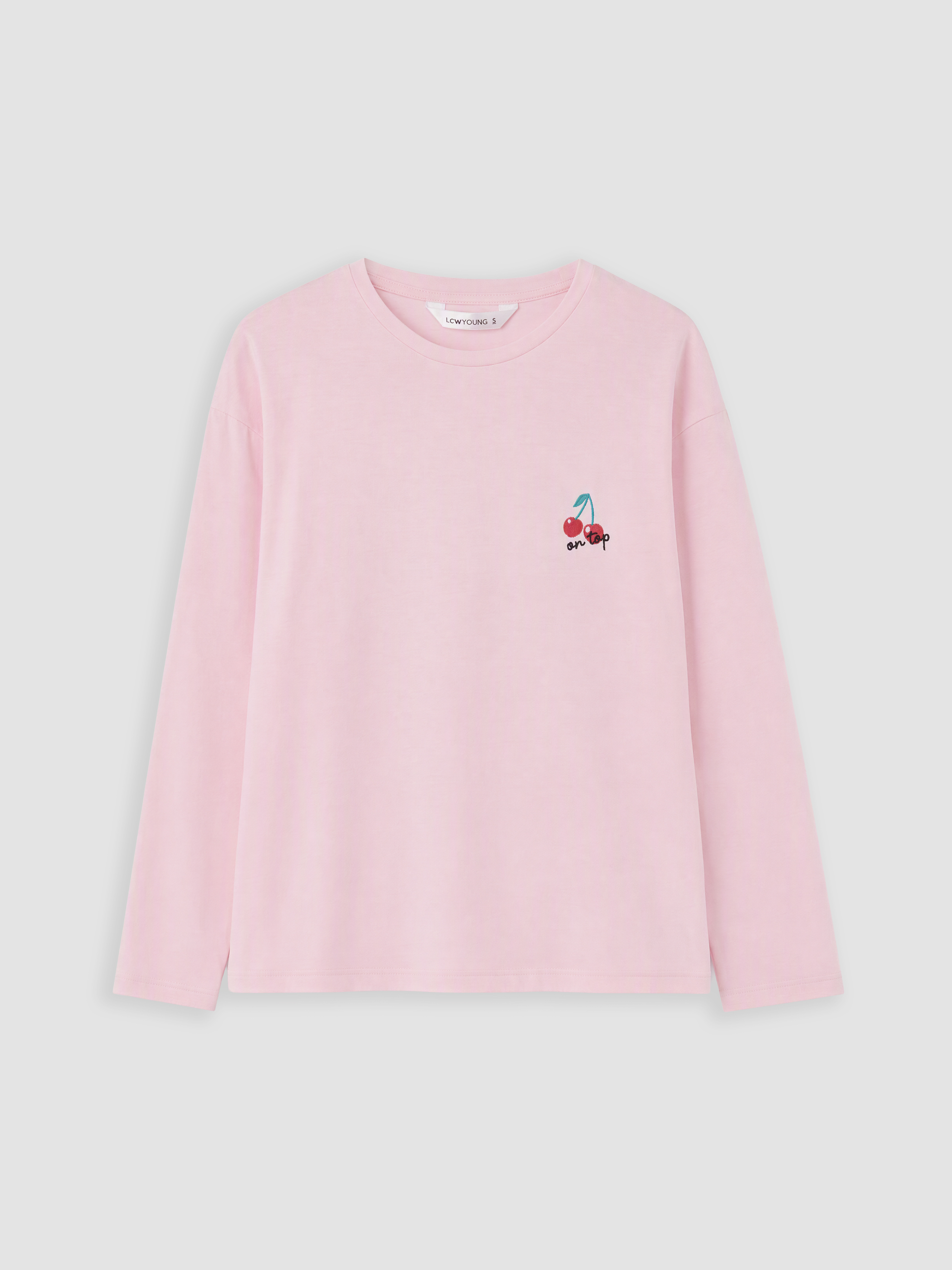 LCW Young Kiraz Desenli Kadın Pijama Takım görsel 6