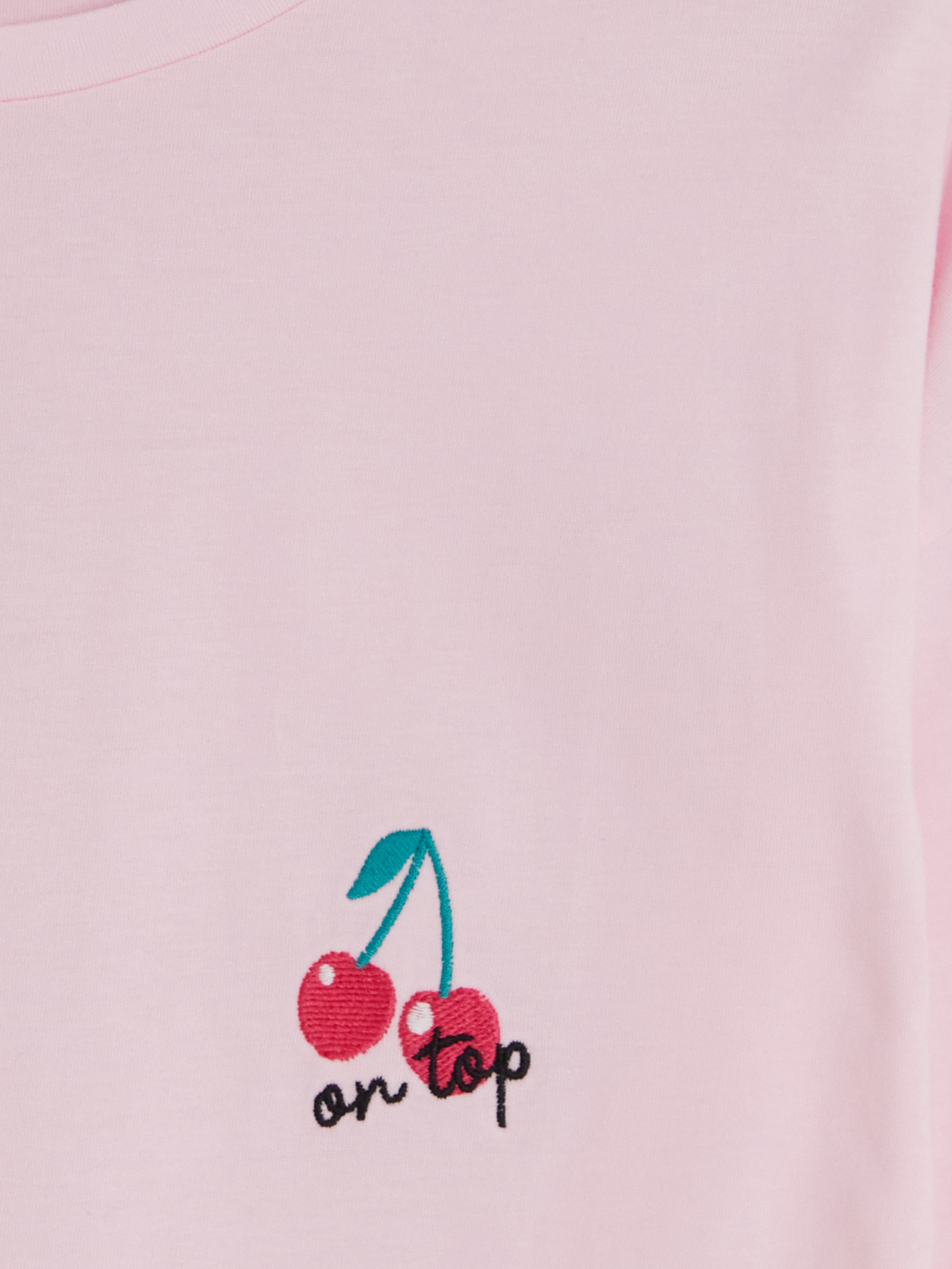 LCW Young Kiraz Desenli Kadın Pijama Takım görsel 7