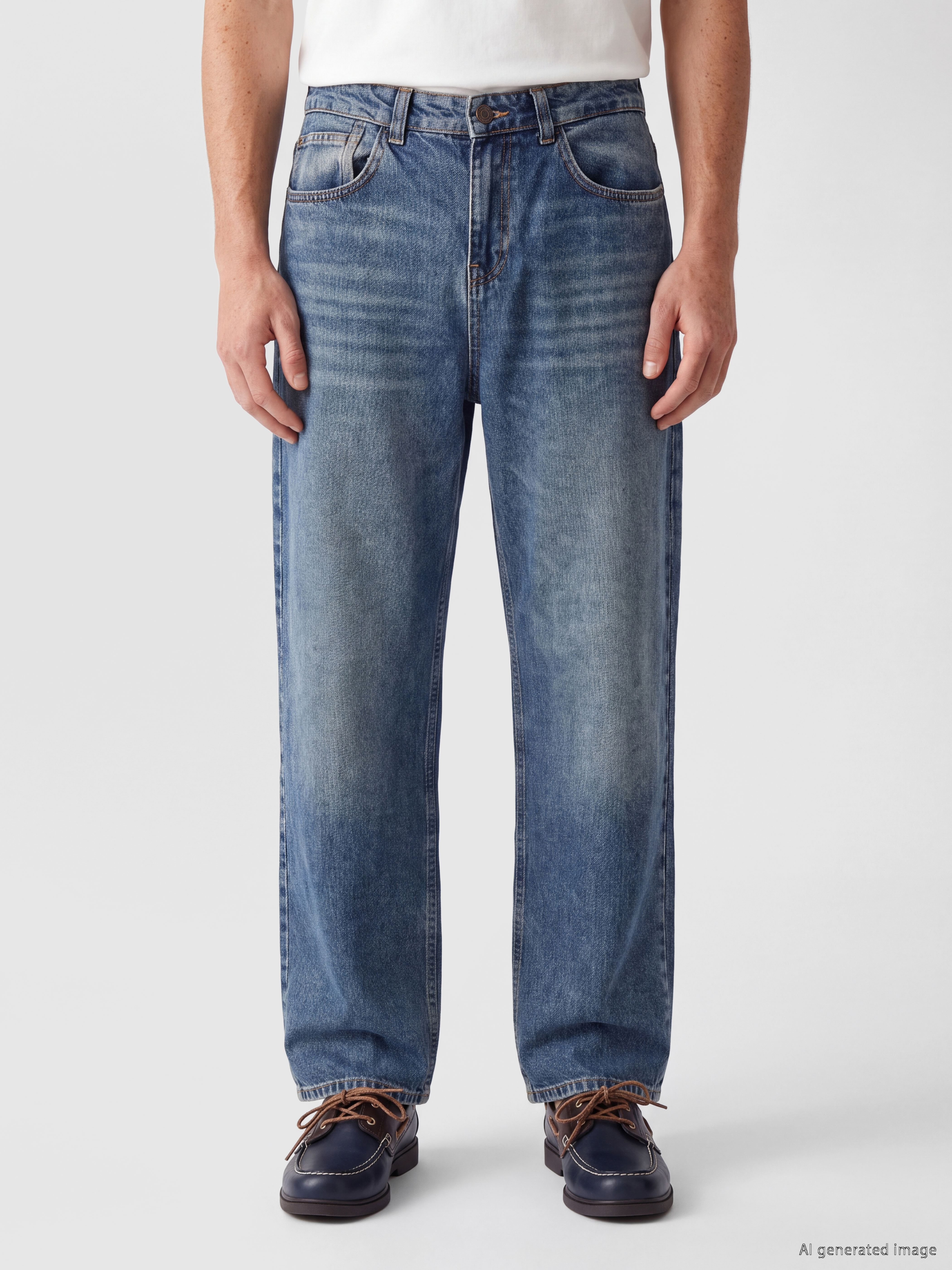 LCW Jeans Ekstra Loose Fit Erkek Jean Pantolon görsel 2