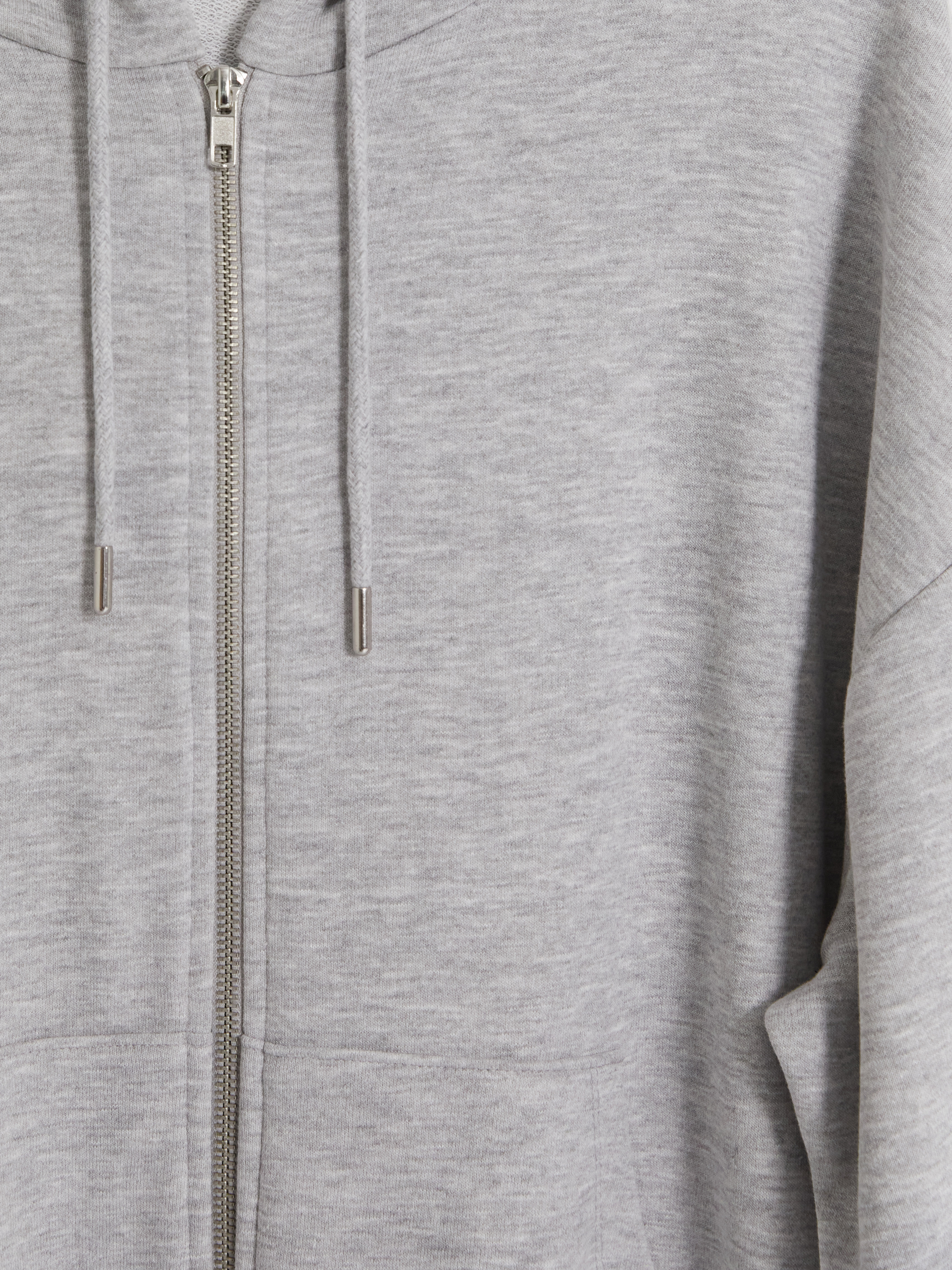 LCW Vision Kapüşonlu Oversize Kadın Fermuarlı Sweatshirt görsel 7