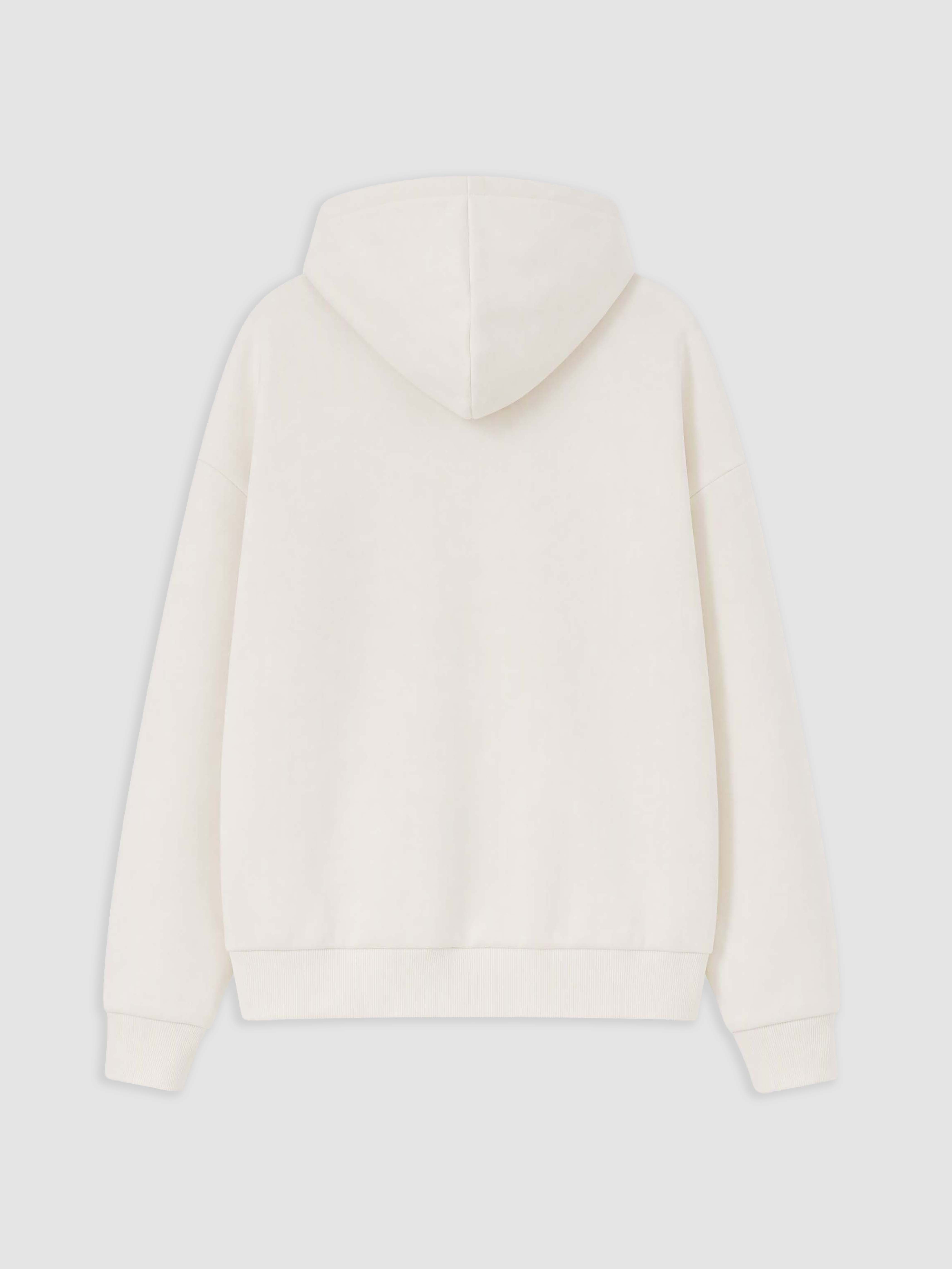 LCW Vision Kapüşonlu Oversize Kadın Fermuarlı Sweatshirt görsel 2