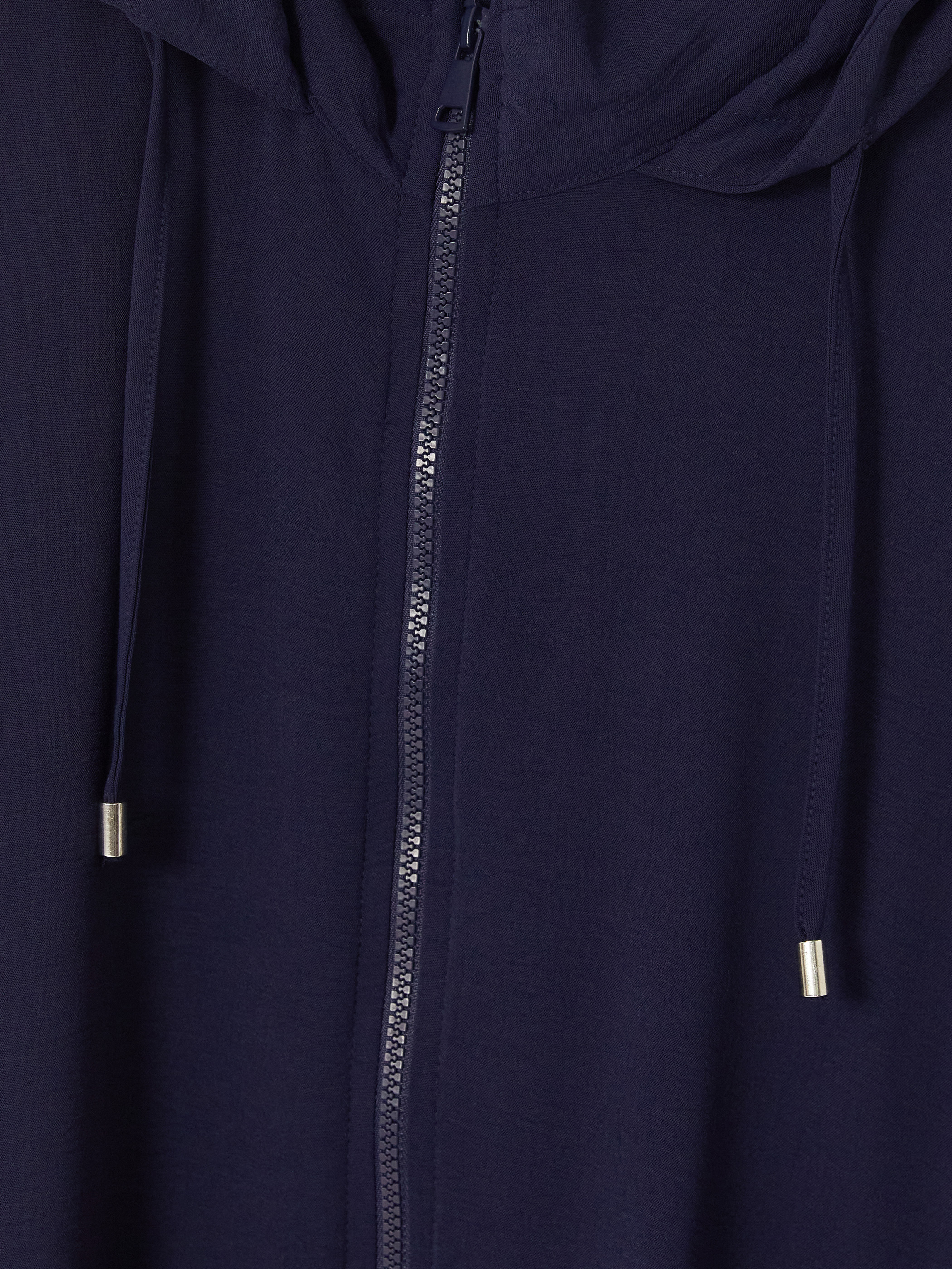 LCW Curve Büyük Beden Kapüşonlu Kadın Sweatshirt Tunik görsel 2