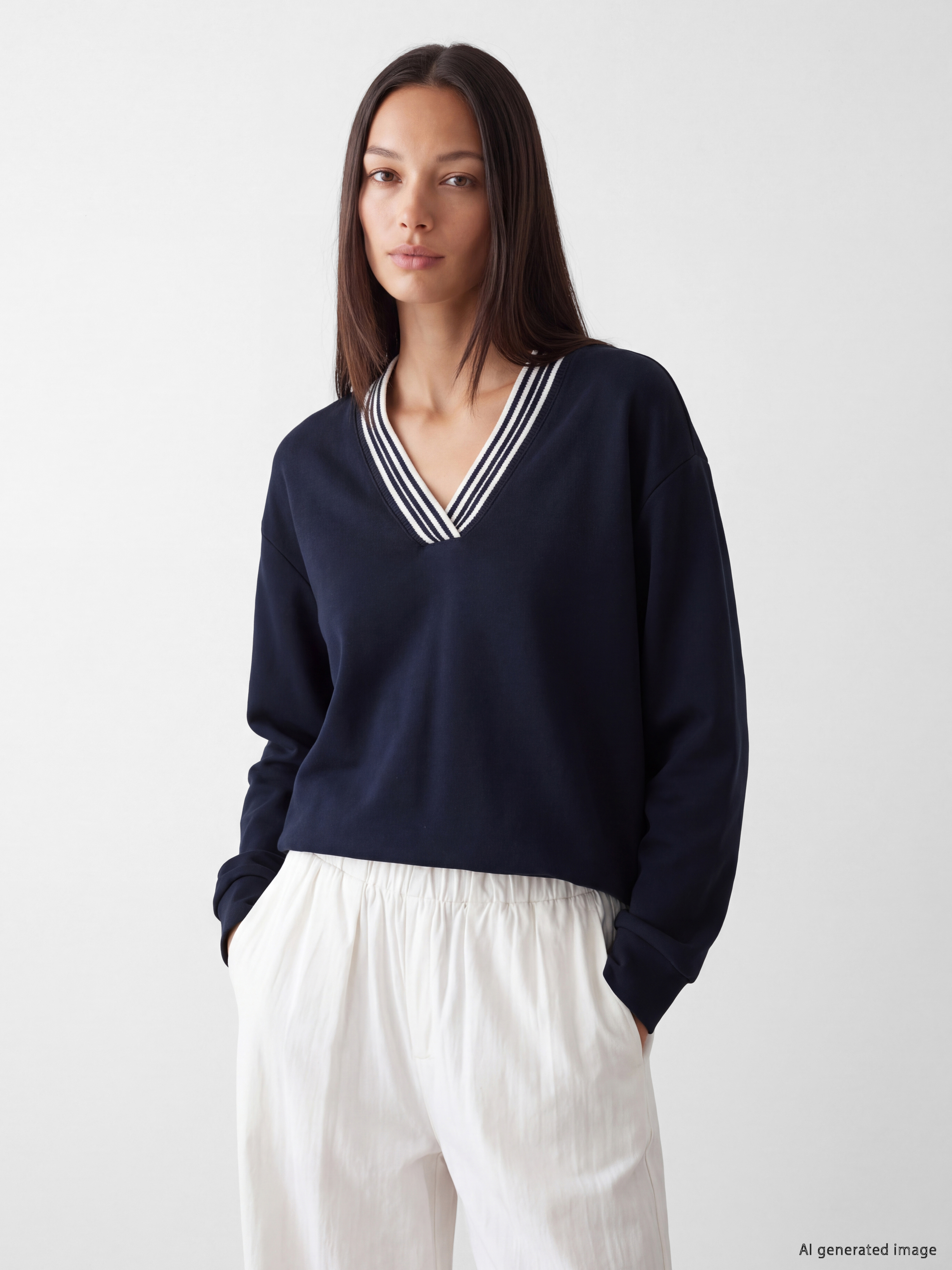 LCW EVERYDAY Soft Touch Oversize Kadın Sweatshirt