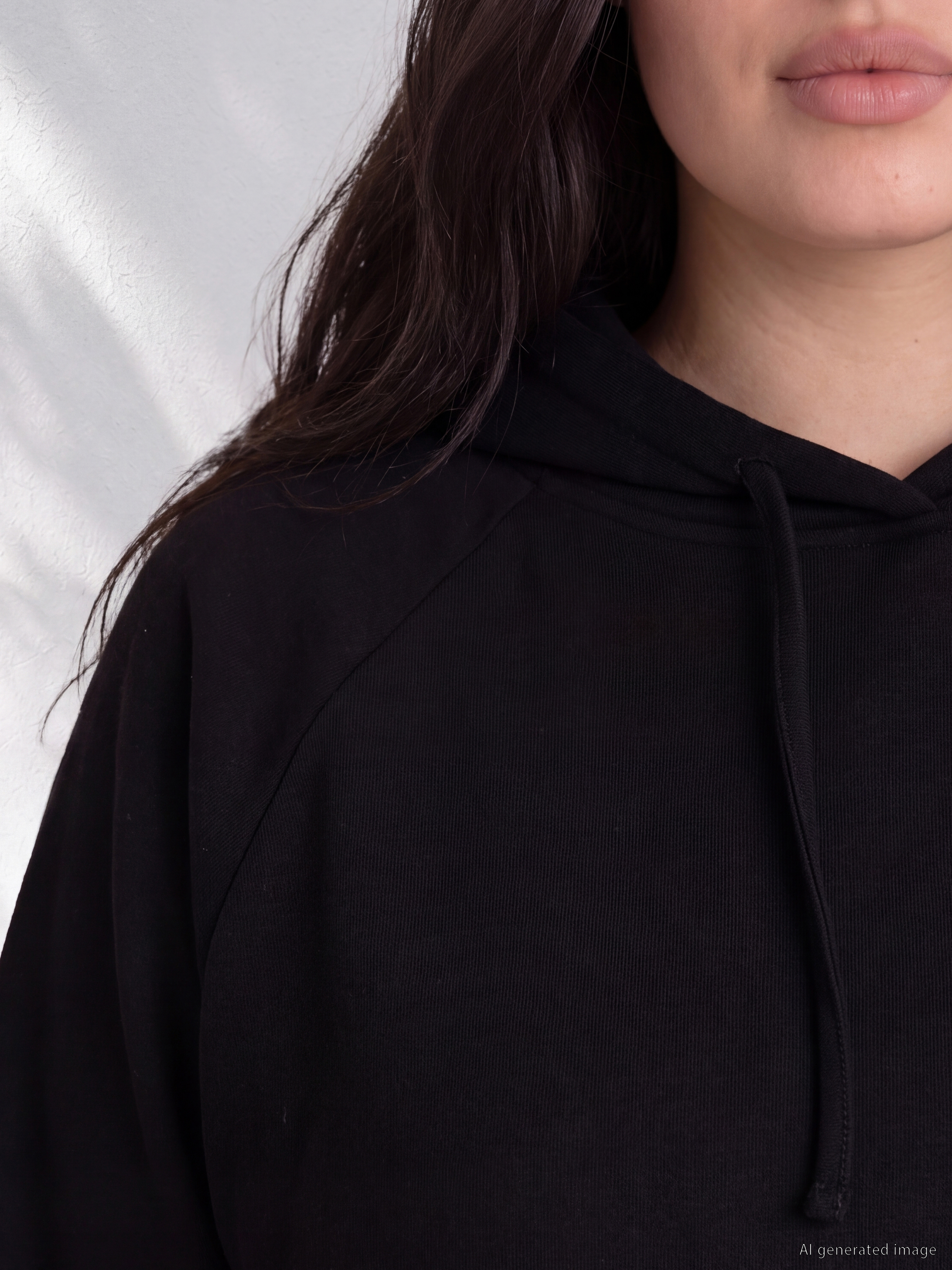 LCW Curve Büyük Beden Kadın Hoodie görsel 2