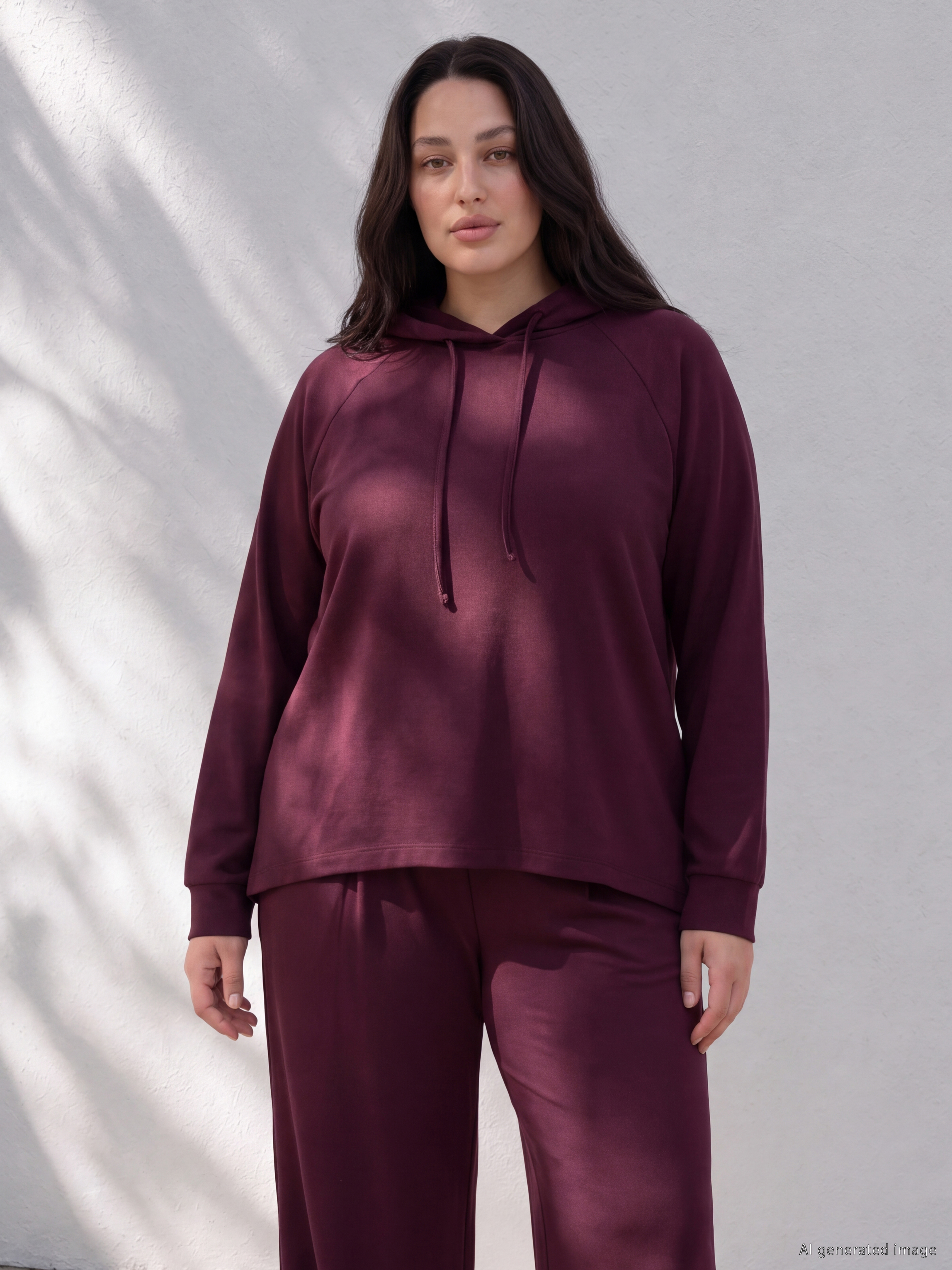 LCW Curve Büyük Beden Kadın Hoodie