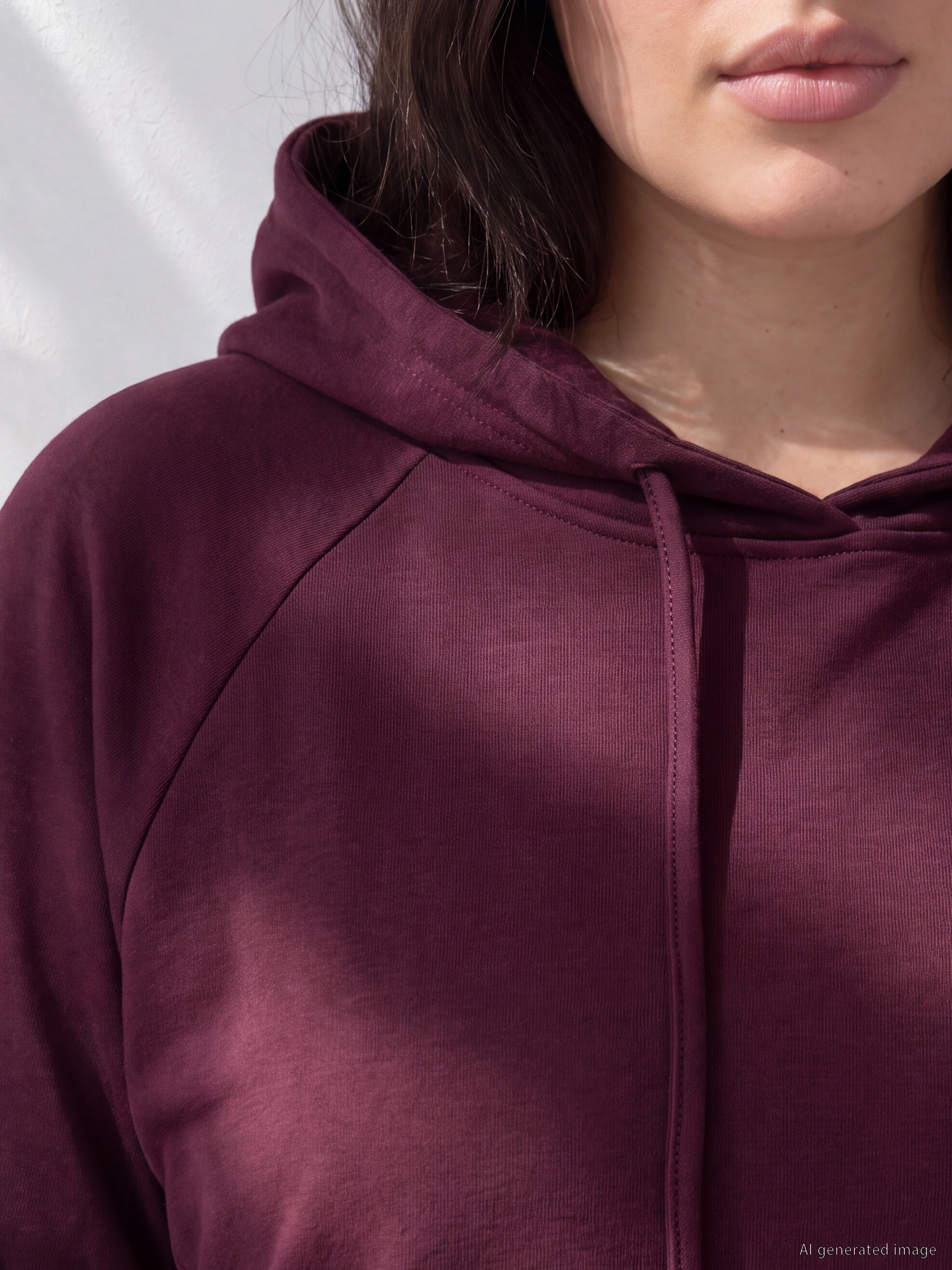 LCW Curve Büyük Beden Kadın Hoodie görsel 2