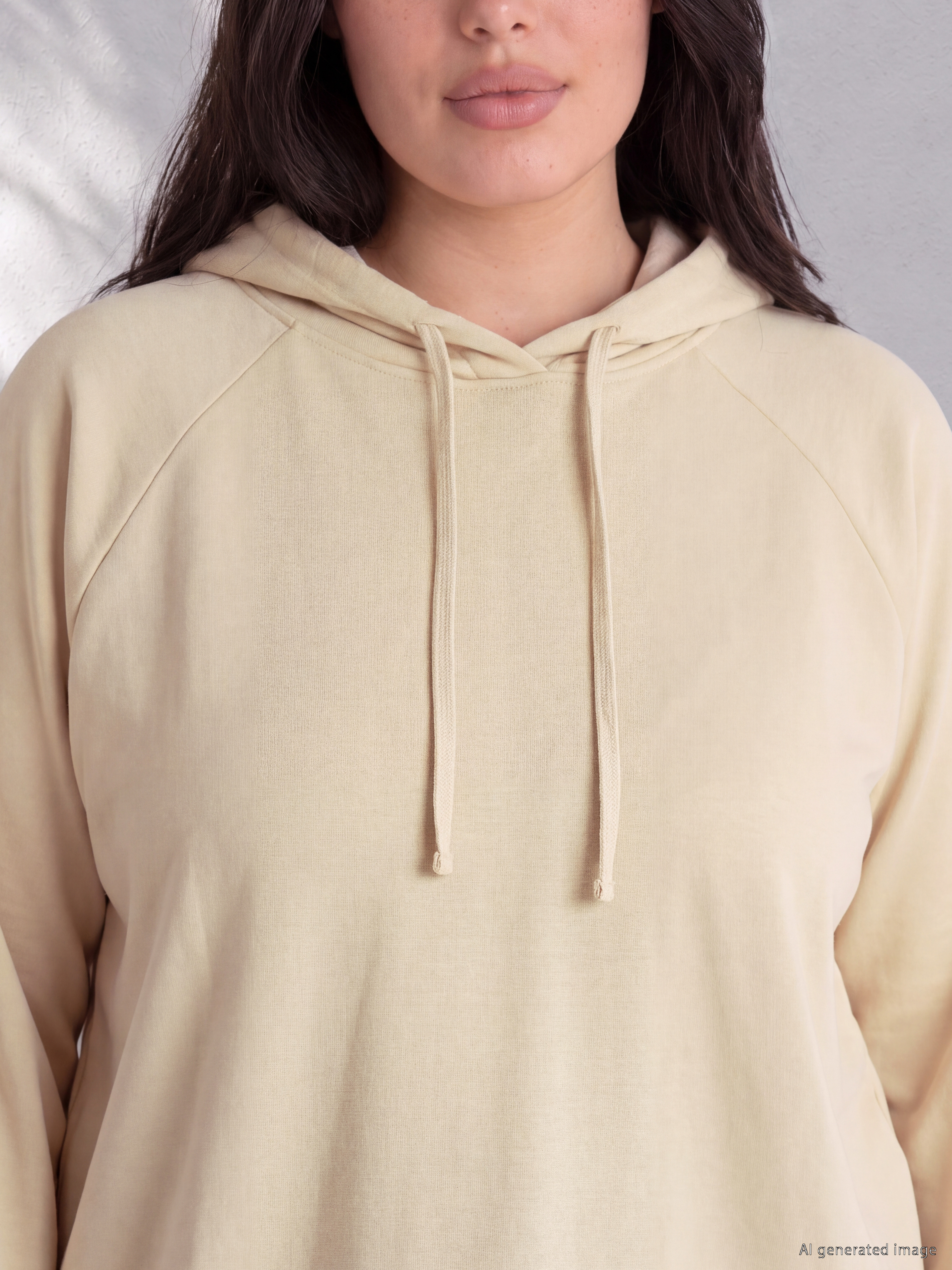 LCW Curve Büyük Beden Kadın Hoodie görsel 2