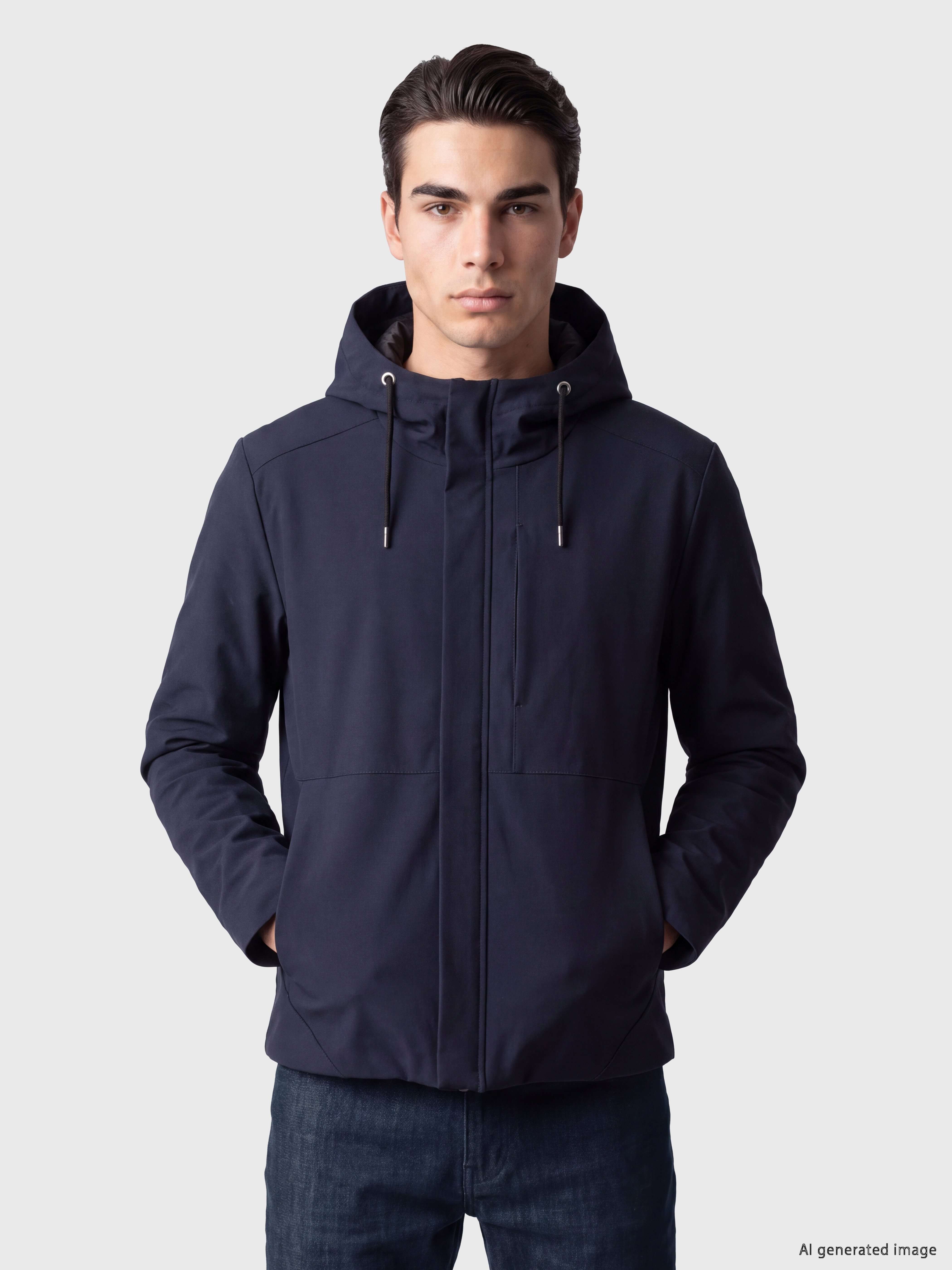 LCWAIKIKI Classic Regular Fit Kapüşonlu Erkek Ceket