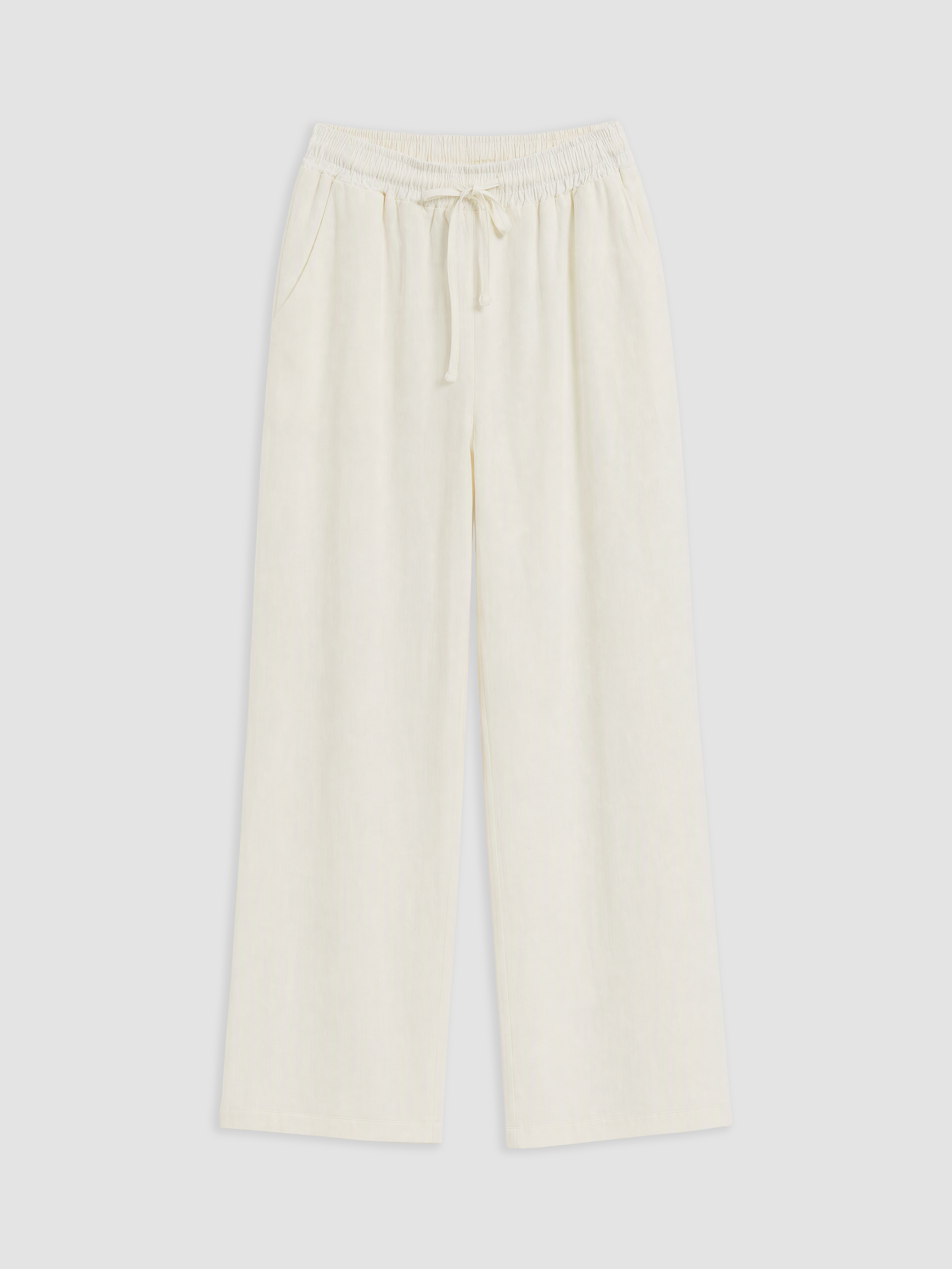 LCW Modest Beli Lastikli Keten Karışımlı Kadın Pantolon görsel 5