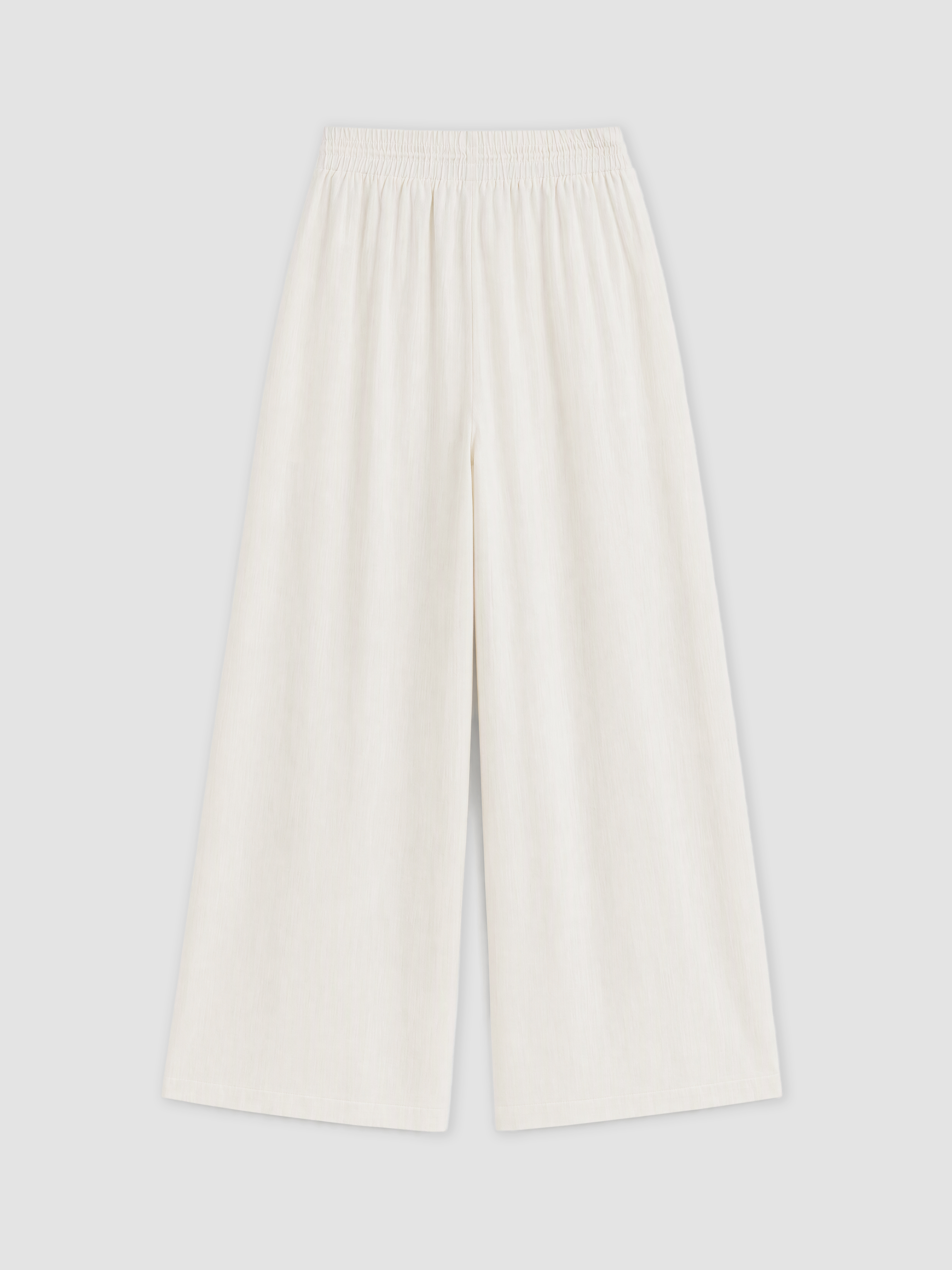 LCW Modest Beli Lastikli Geniş Paça Kadın Pantolon görsel 7