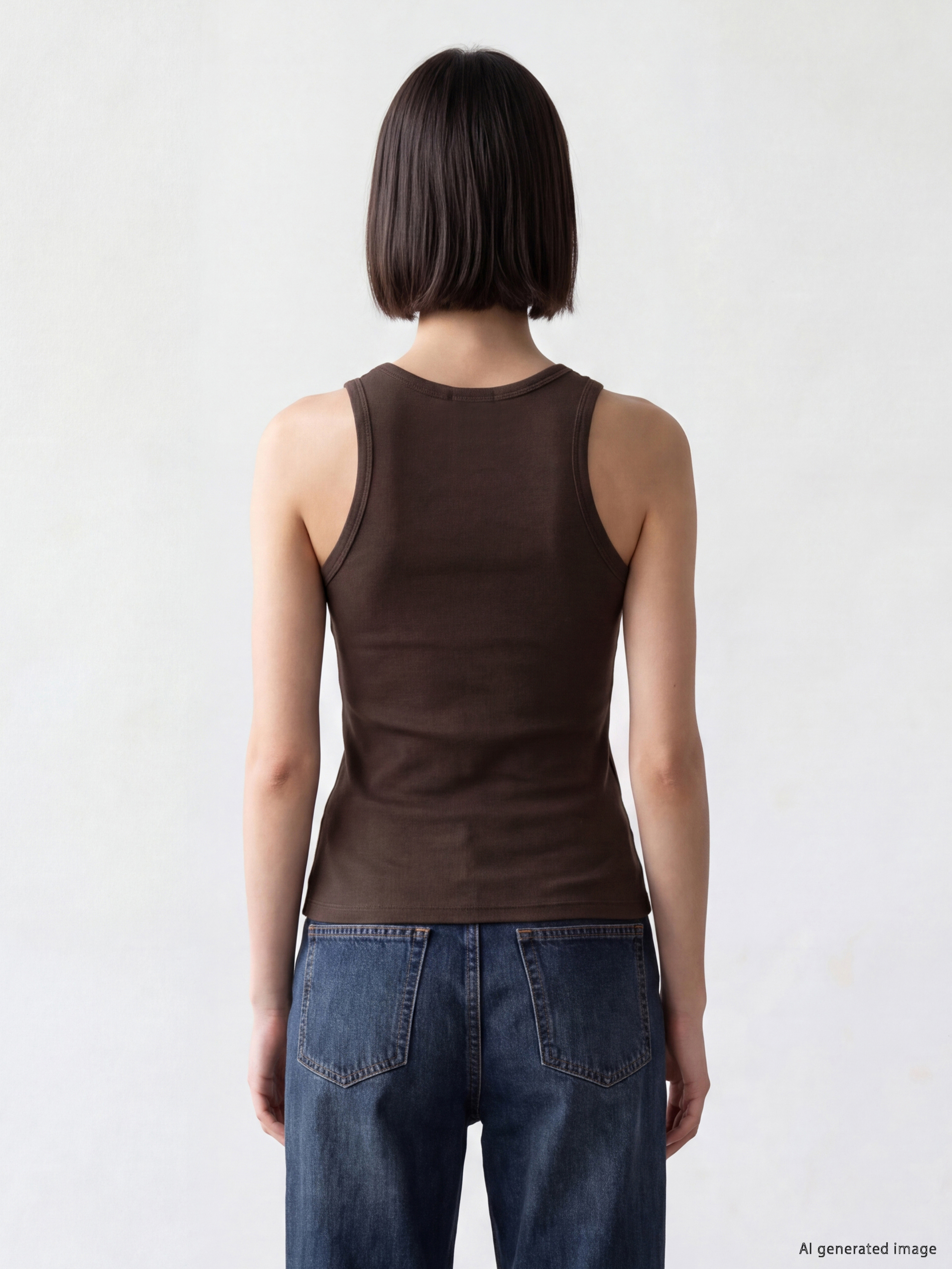 LCW Comfort Bisiklet Yaka Kadın Atlet görsel 4