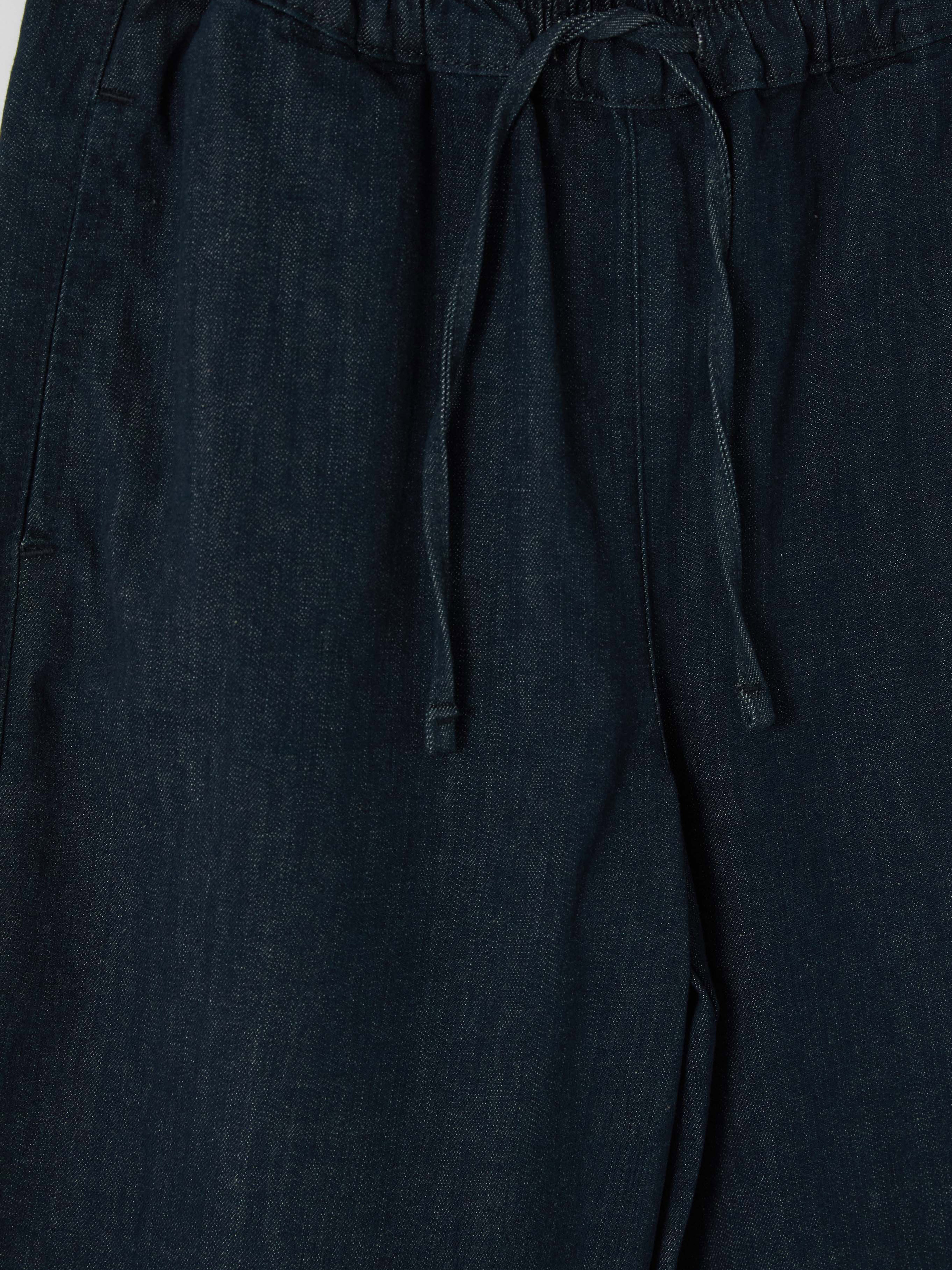 Natuvera Beli Lastikli Wideleg Kadın Jean Pantolon görsel 3