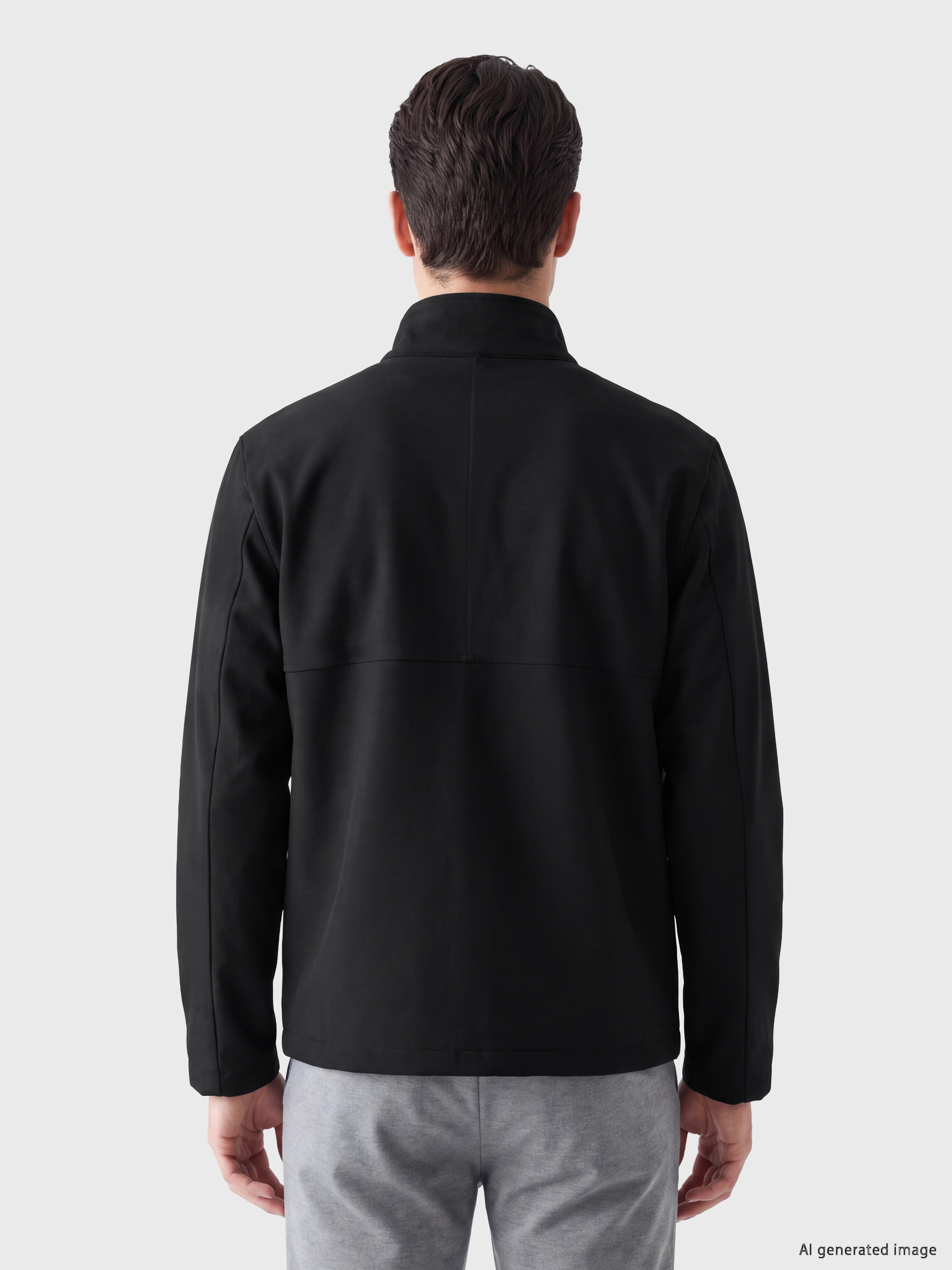 LCWAIKIKI Classic Regular Fit Dik Yaka Erkek Ceket görsel 3