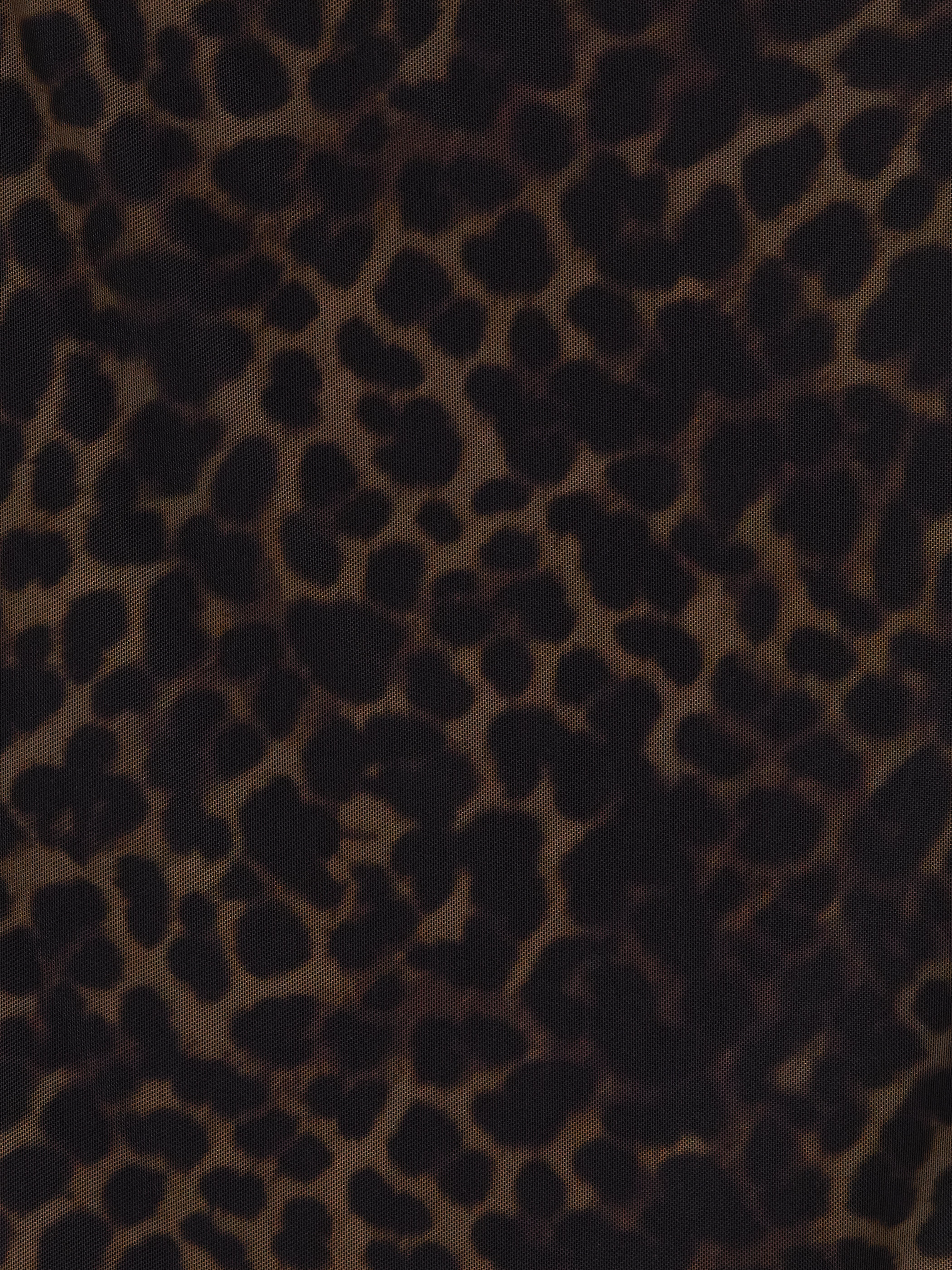 LCW Vision Kayık Yaka Leopar Desenli Bluz görsel 6