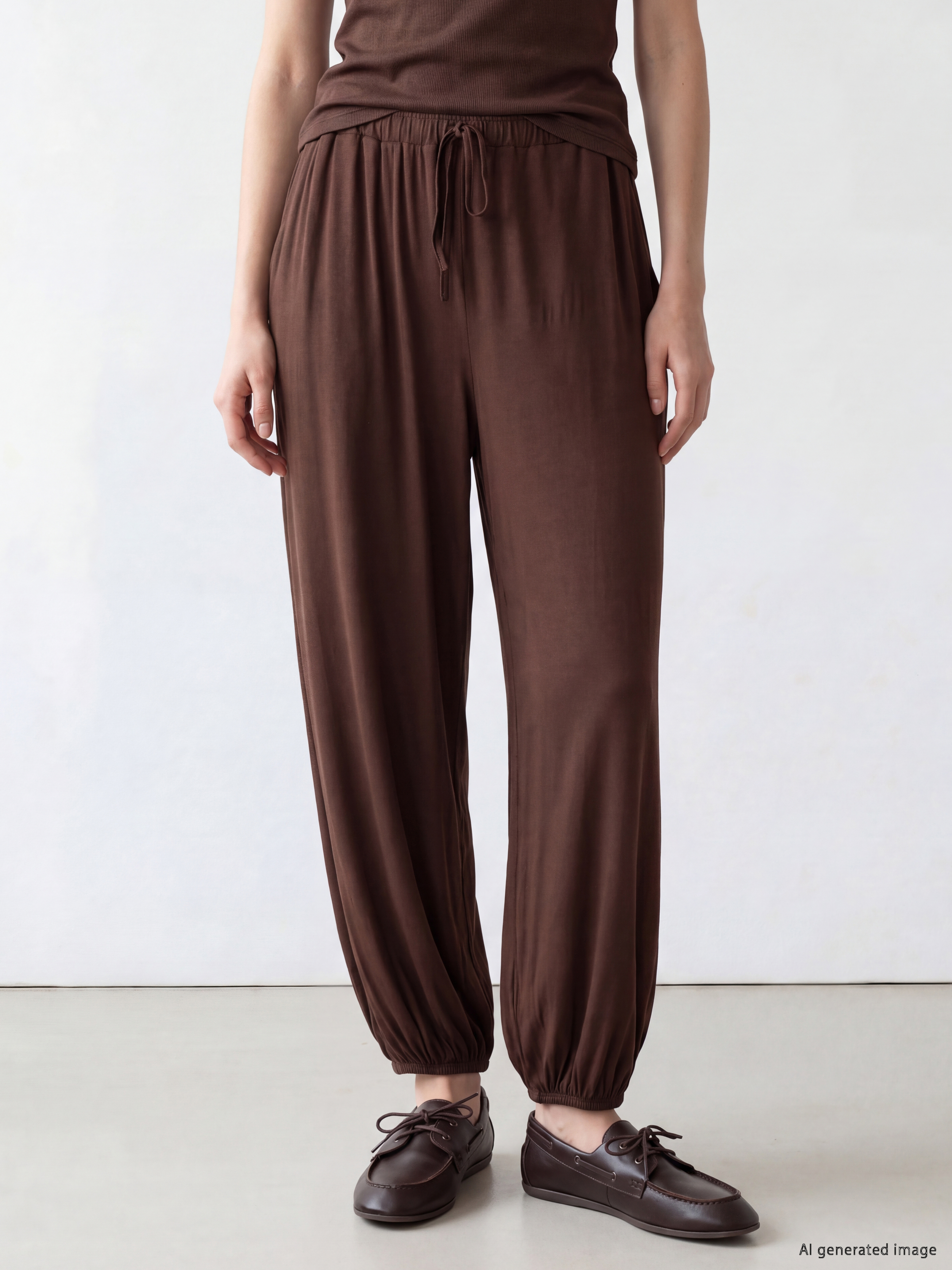 LCW Comfort Beli Lastikli Kadın Jogger Eşofman Altı görsel 2