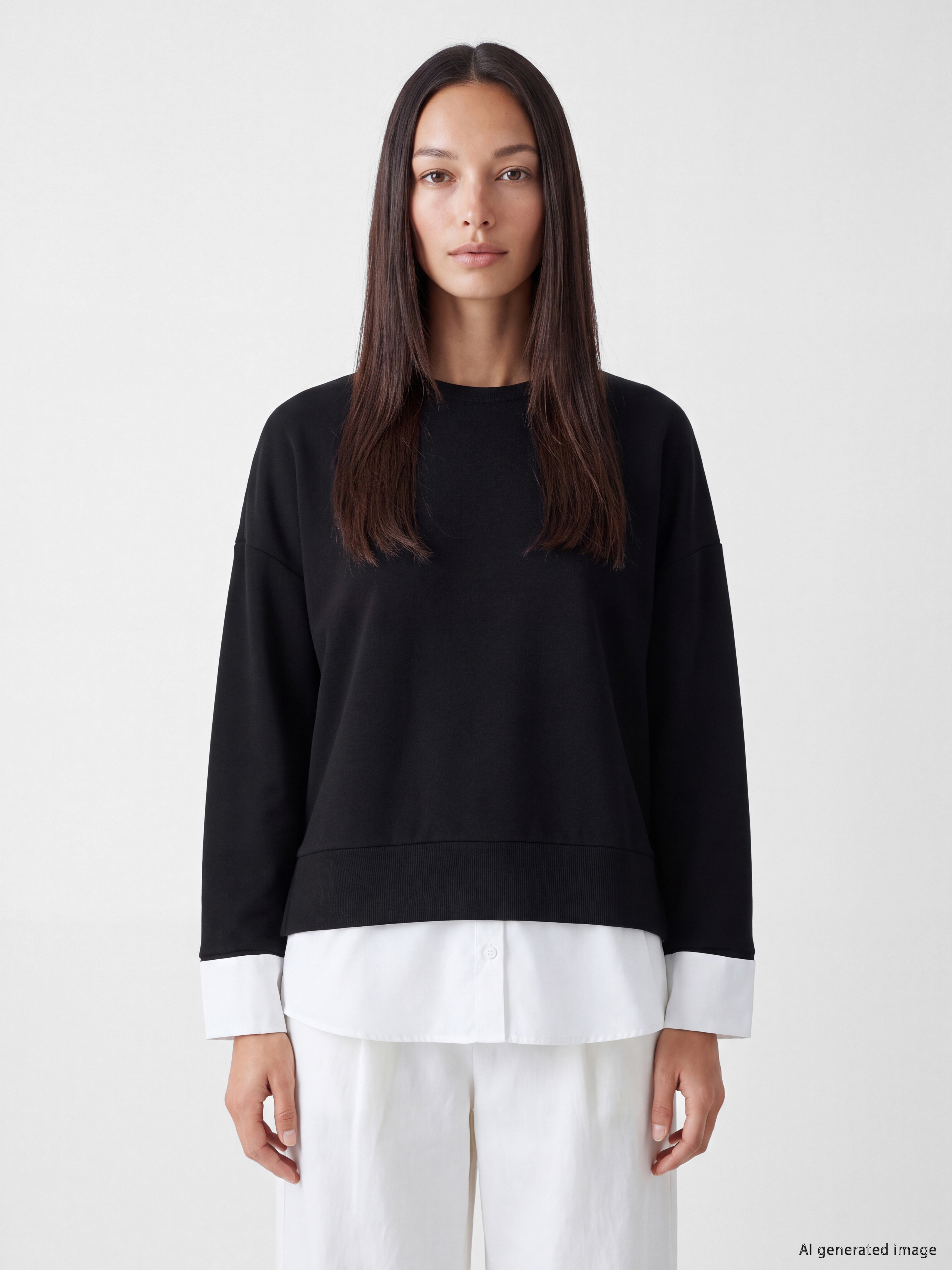 LCW EVERYDAY Oversize Soft Touch Kadın Sweatshirt