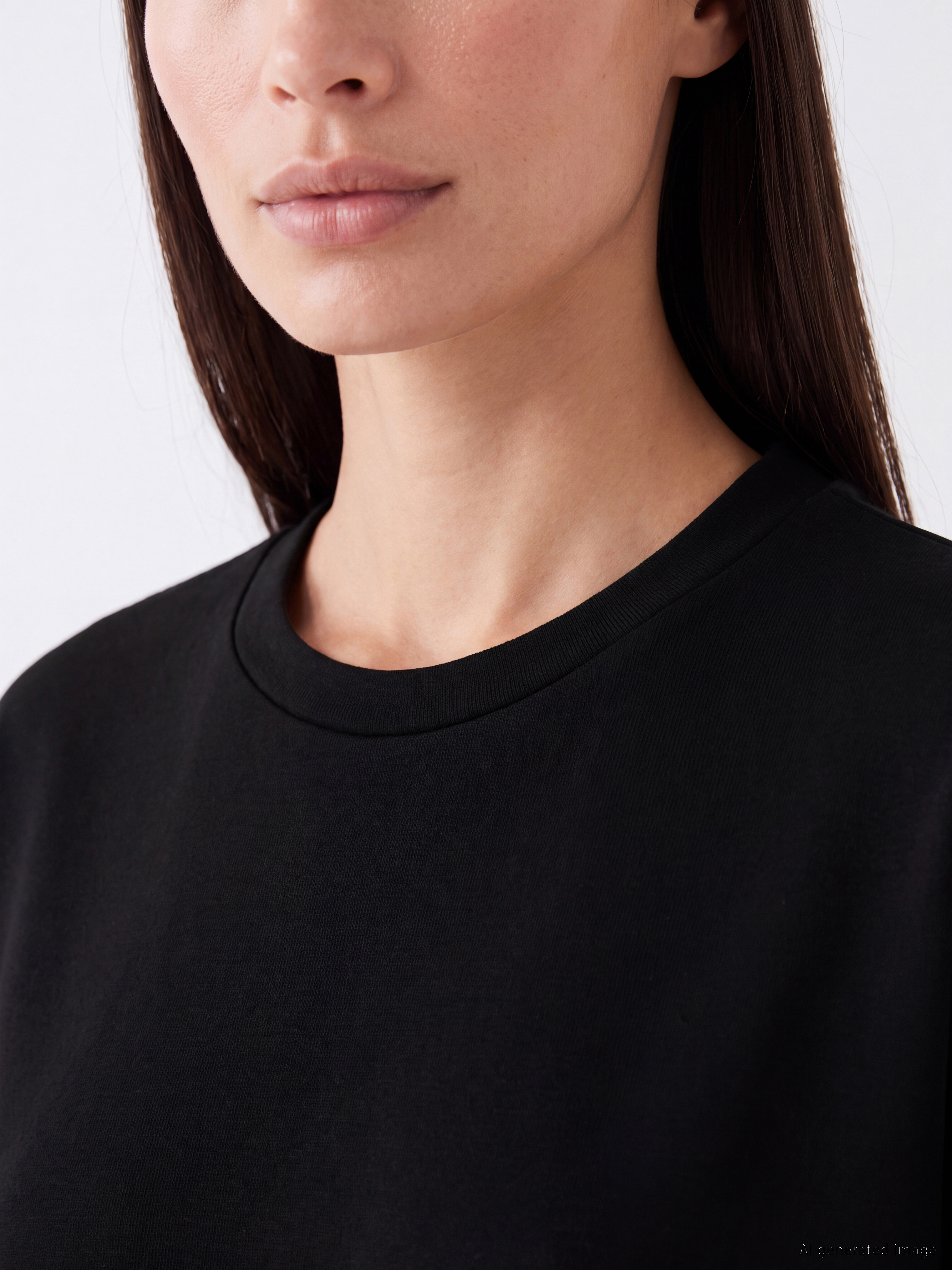 LCW EVERYDAY Oversize Soft Touch Kadın Sweatshirt görsel 3