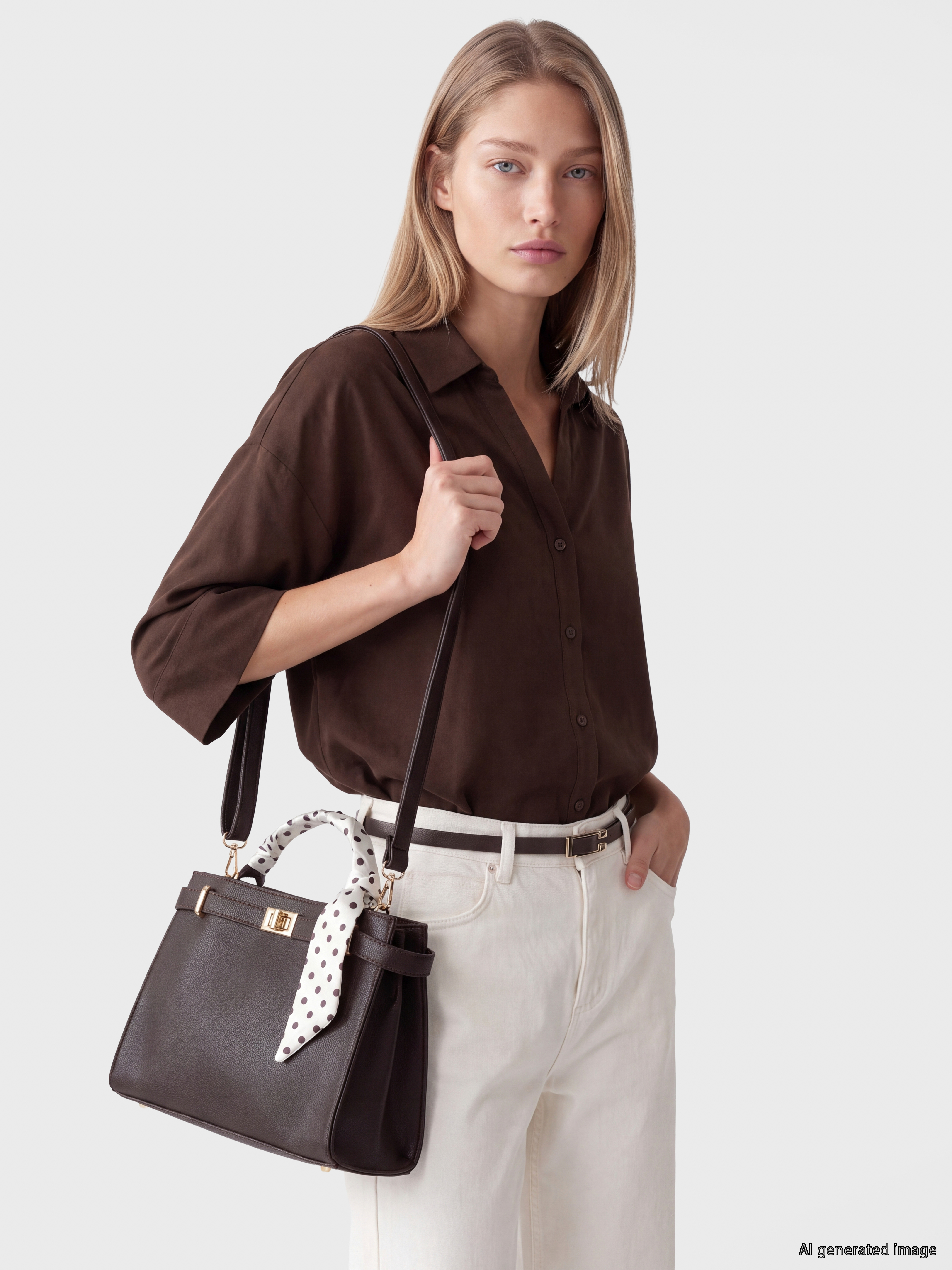 LCW ACCESSORIES Puantiyeli Kadın Omuz Çantası