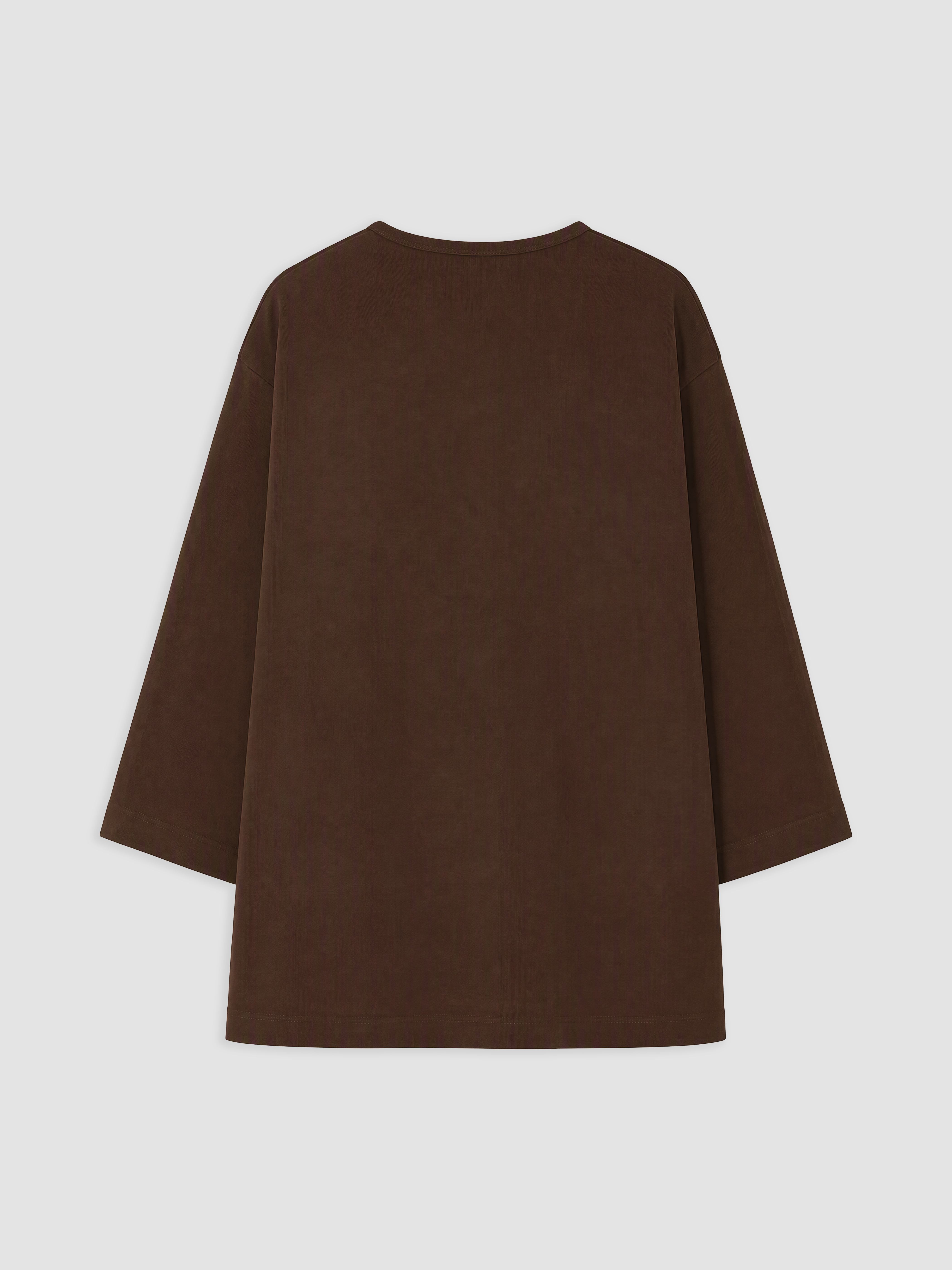 LCW Modest Kruvaze Yaka Kadın Kimono görsel 2