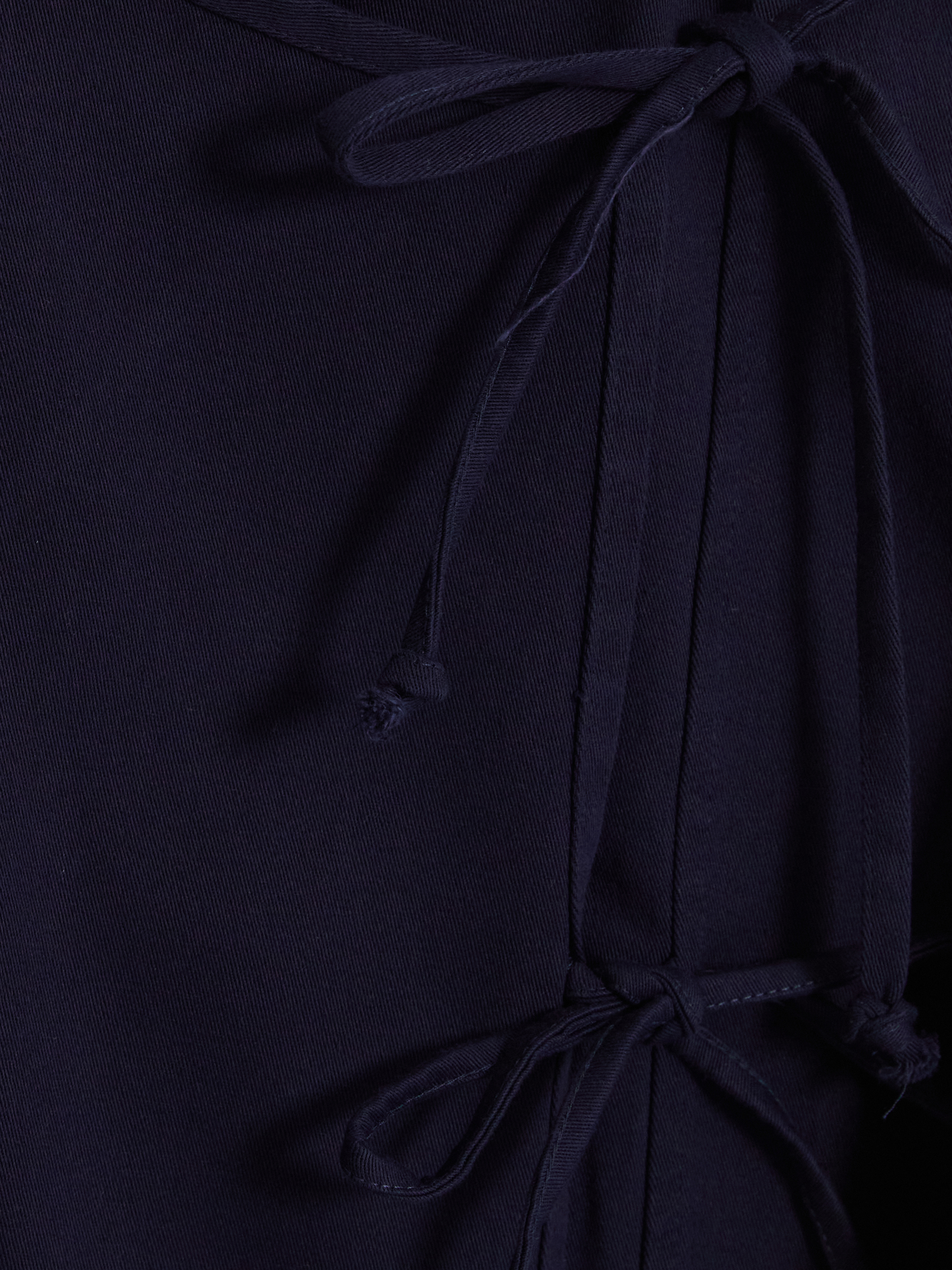 LCW Modest Kruvaze Yaka Bağcıklı Kadın Kimono görsel 2