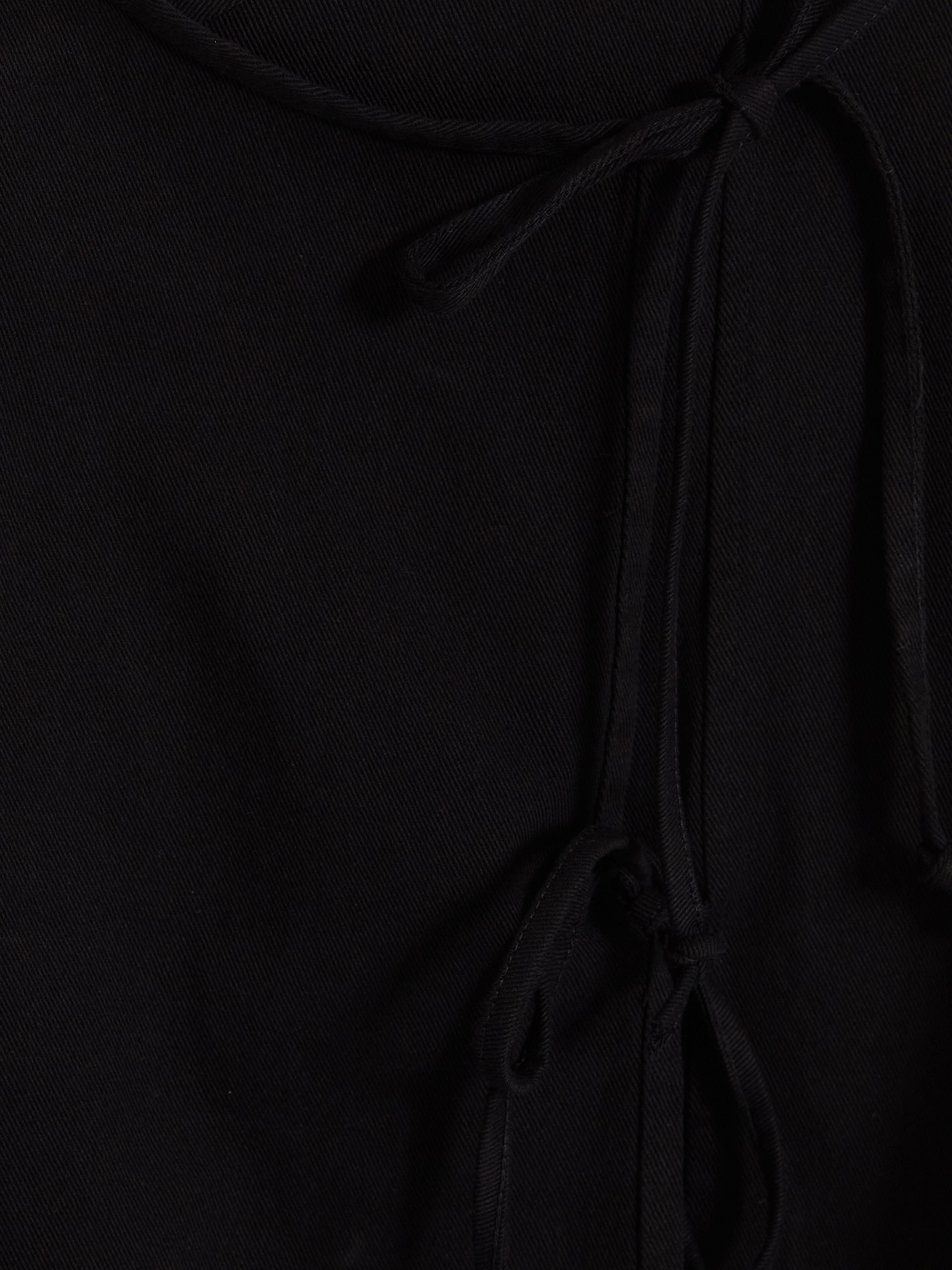 LCW Modest Kruvaze Yaka Bağcıklı Kadın Kimono görsel 3
