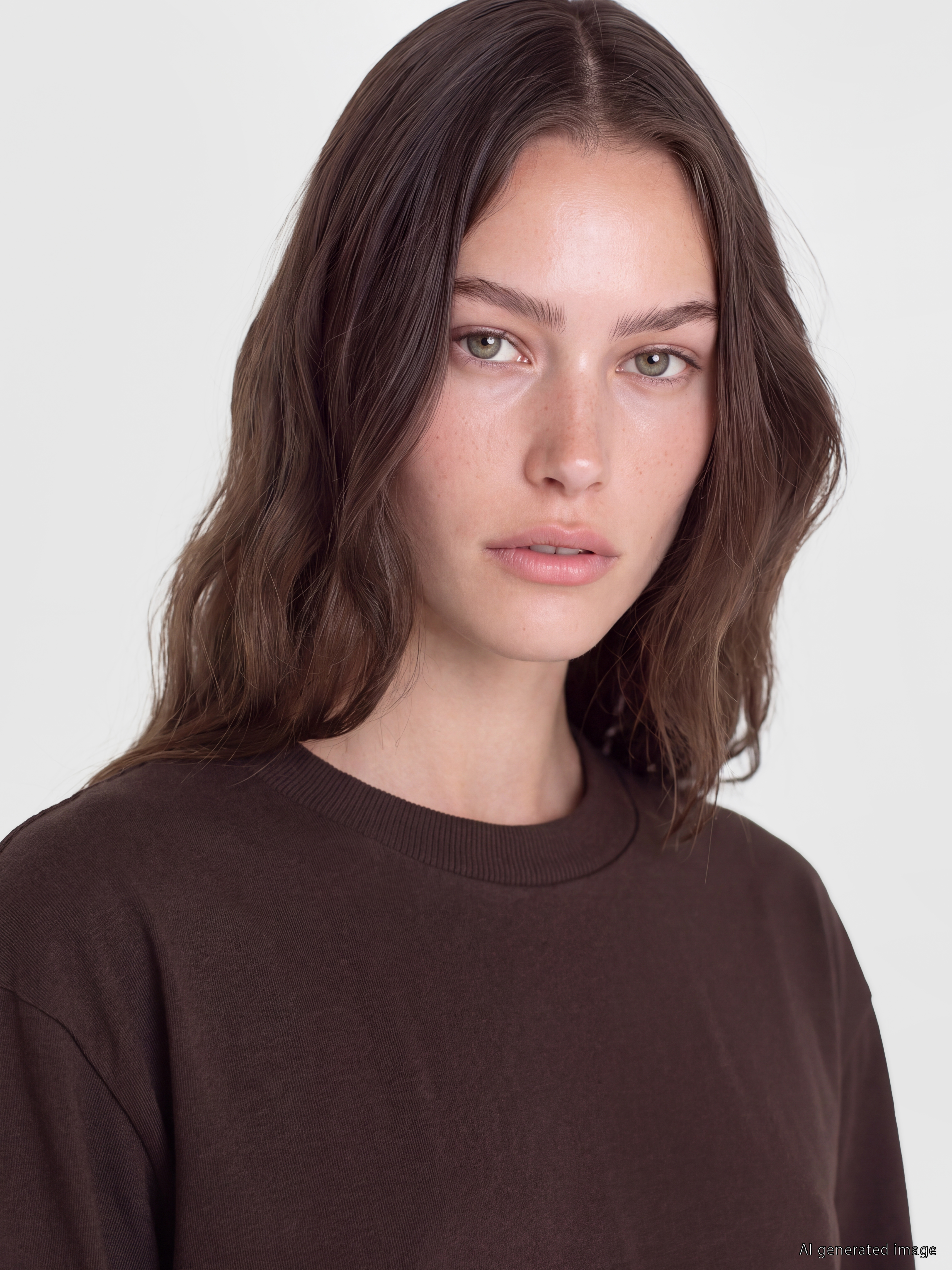 LCW Modest Bisiklet Yaka Kadın Sweatshirt Tunik görsel 3