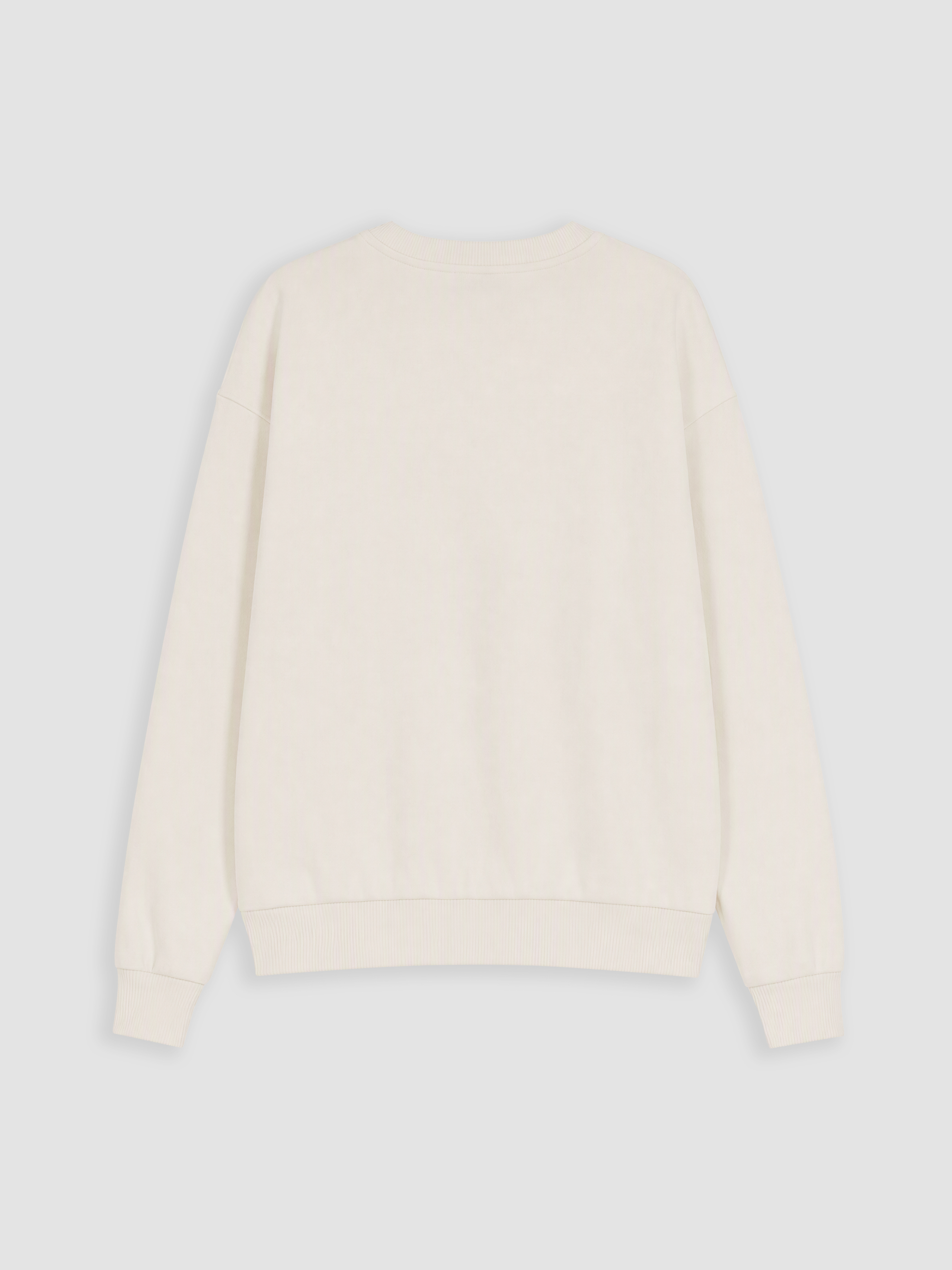LCW Vision Bisiklet Yaka Oversize Kadın Sweatshirt görsel 7