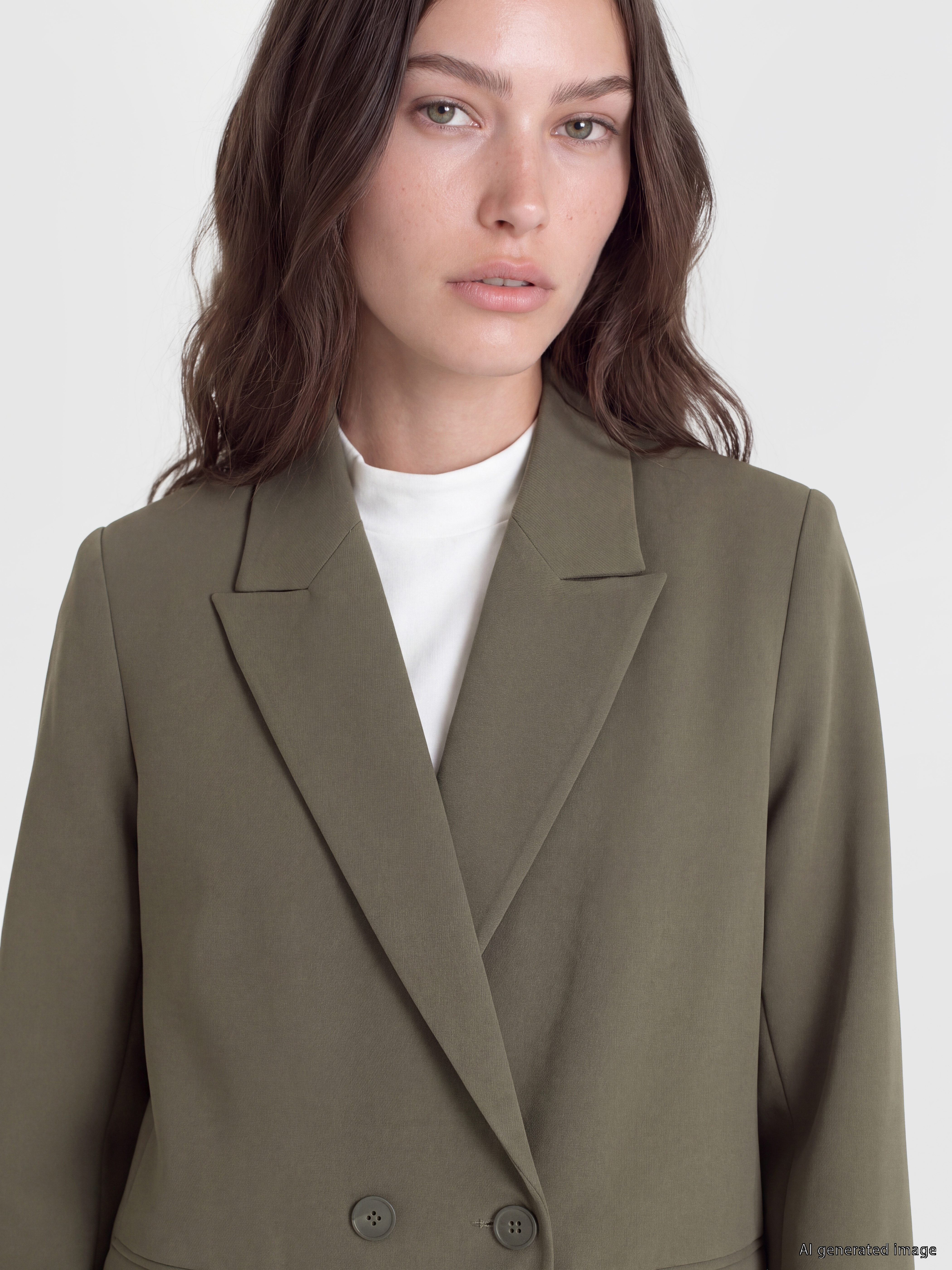 LCW Modest Kadın Blazer Ceket görsel 3