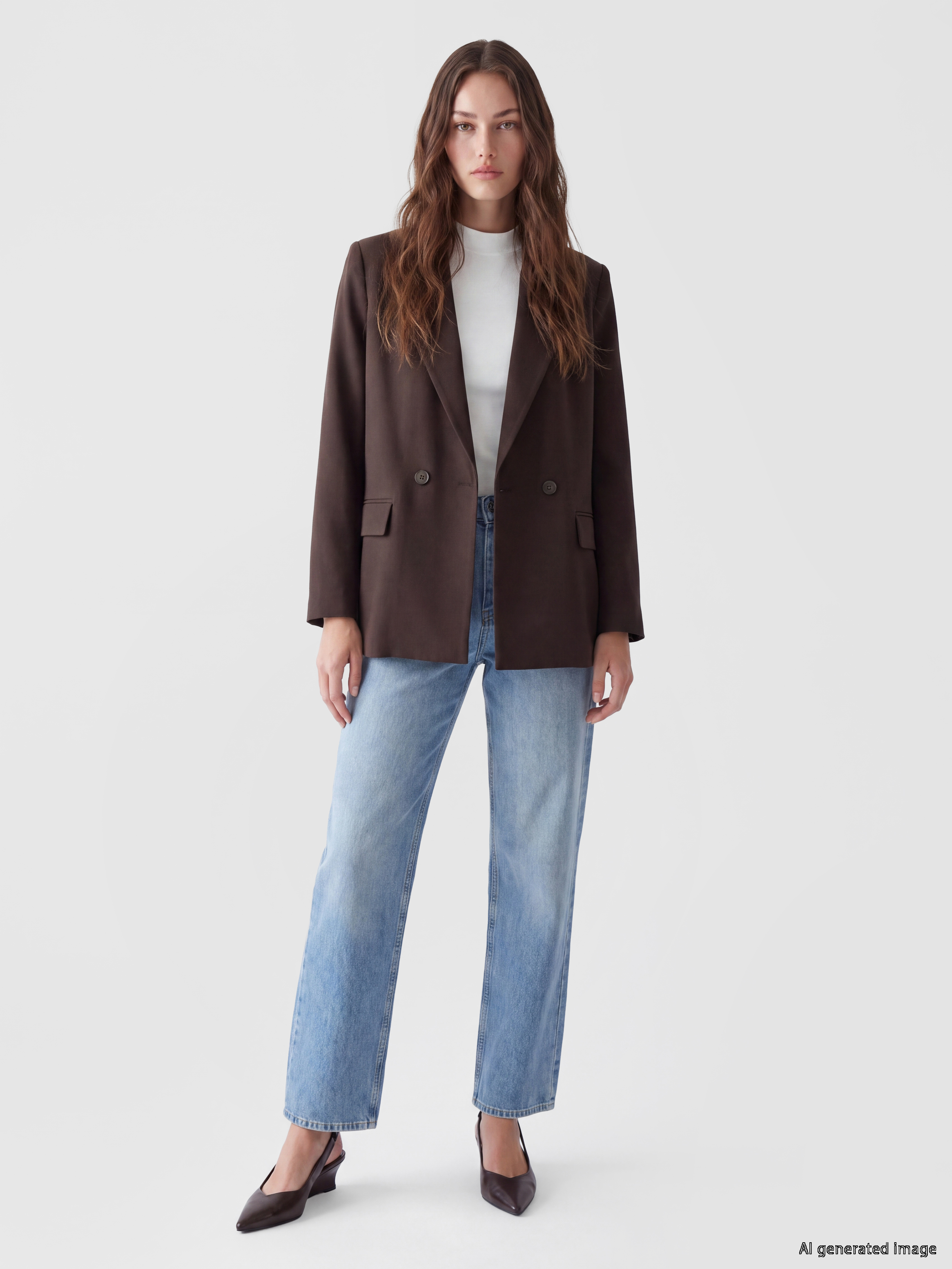 LCW Modest Kadın Blazer Ceket görsel 2