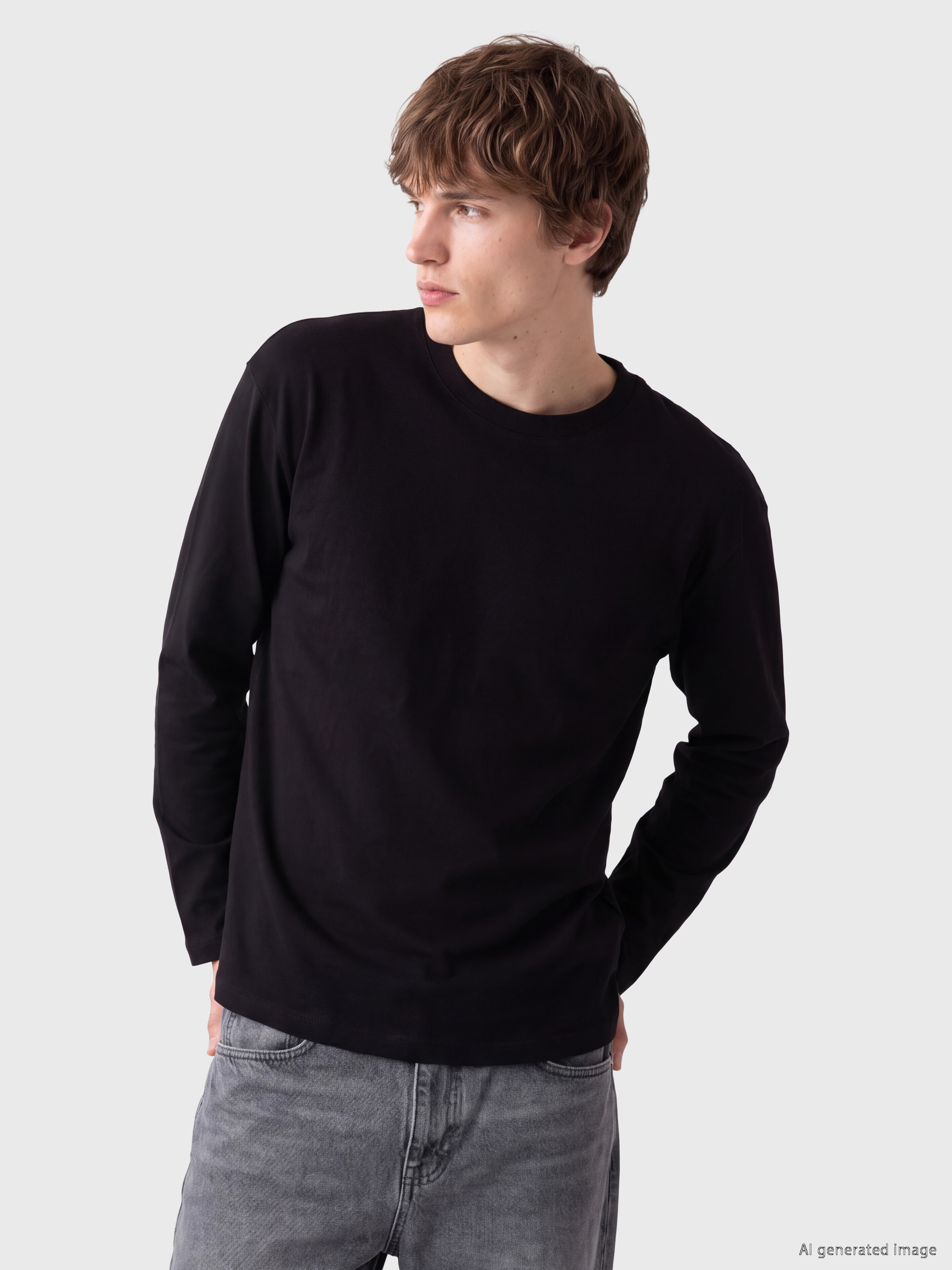 XSIDE Bisiklet Yaka Erkek Sweatshirt