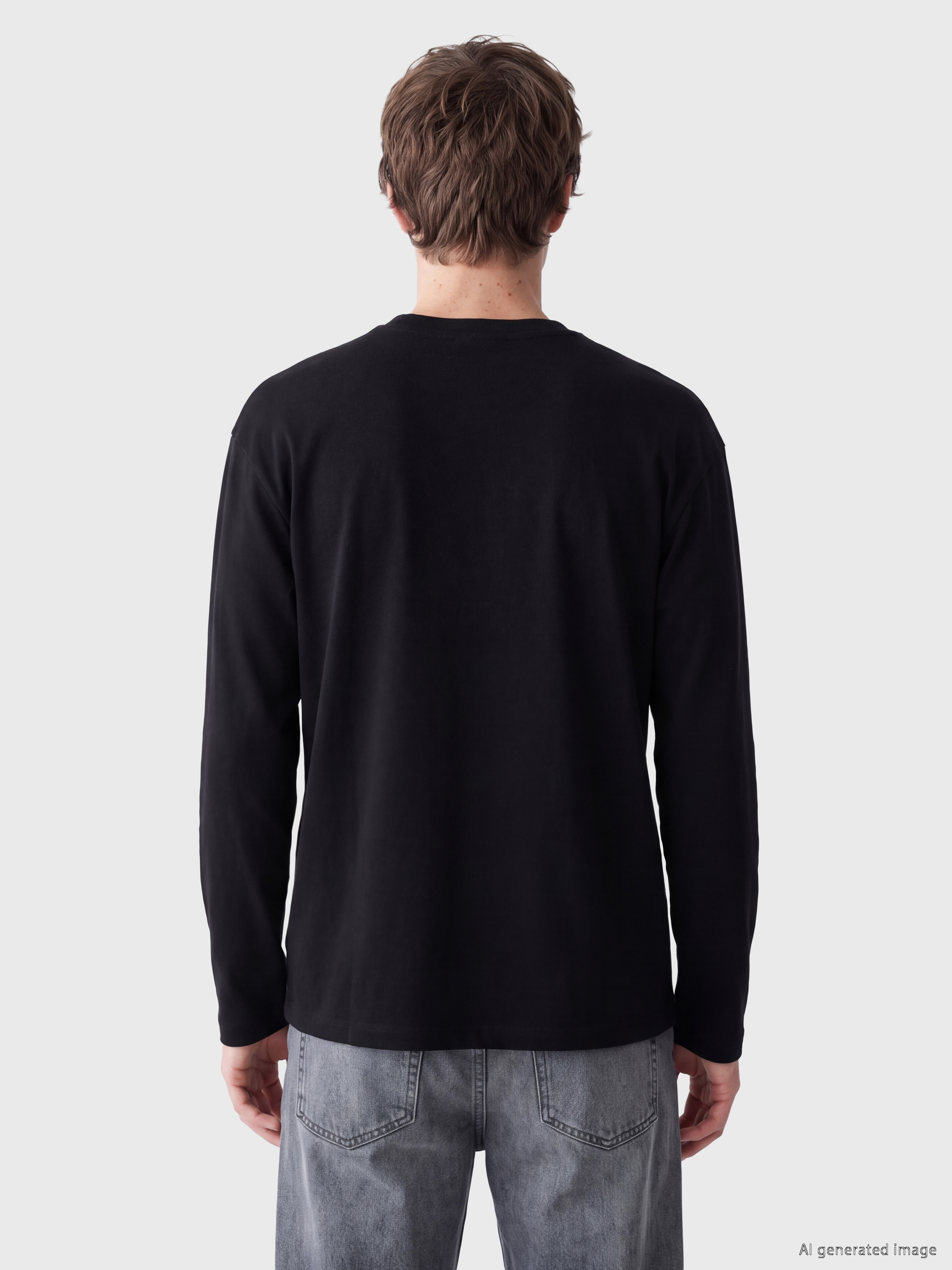 XSIDE Bisiklet Yaka Erkek Sweatshirt görsel 4