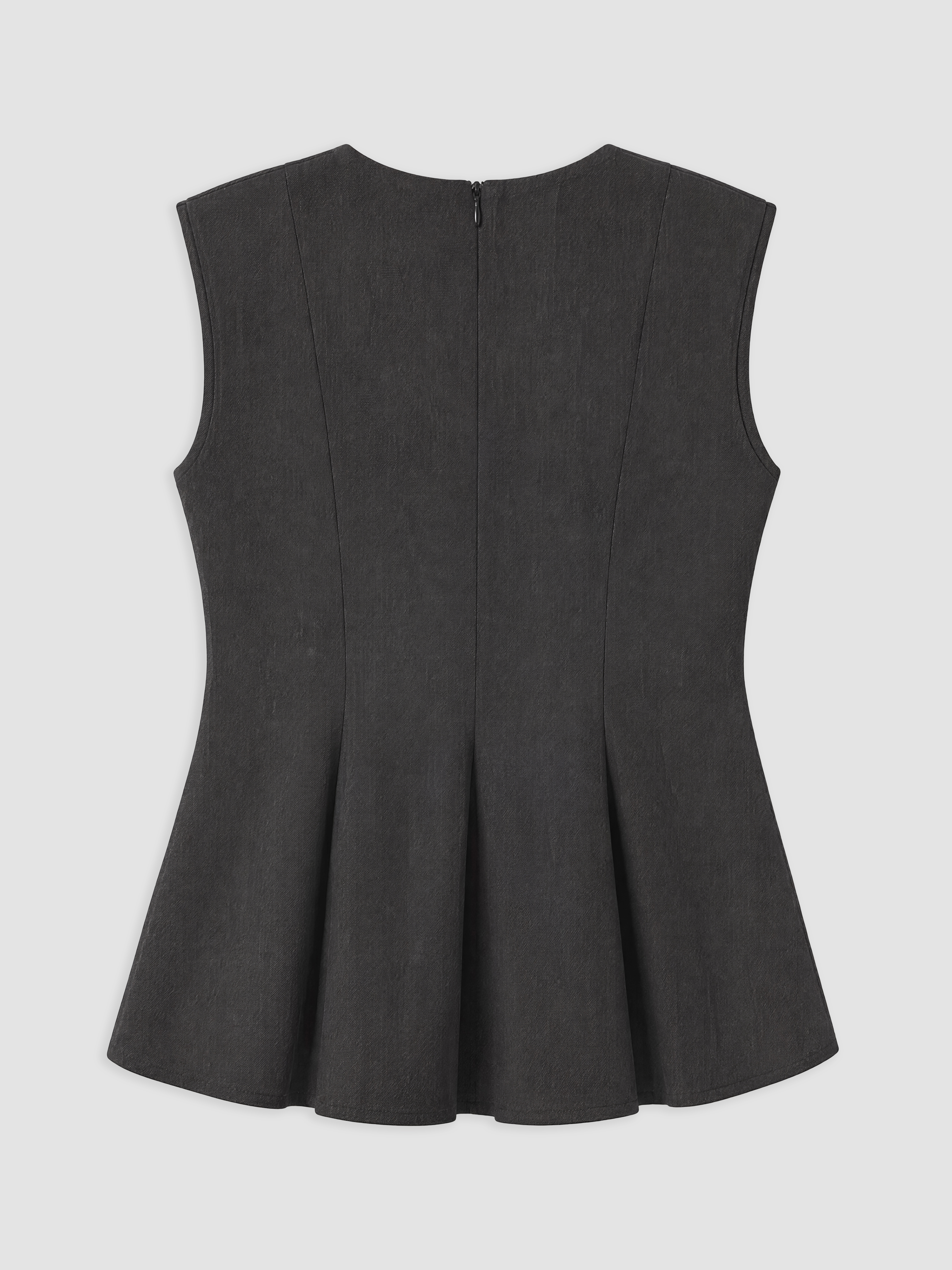 LCW Vision Bisiklet Yaka Peplum Bluz görsel 2